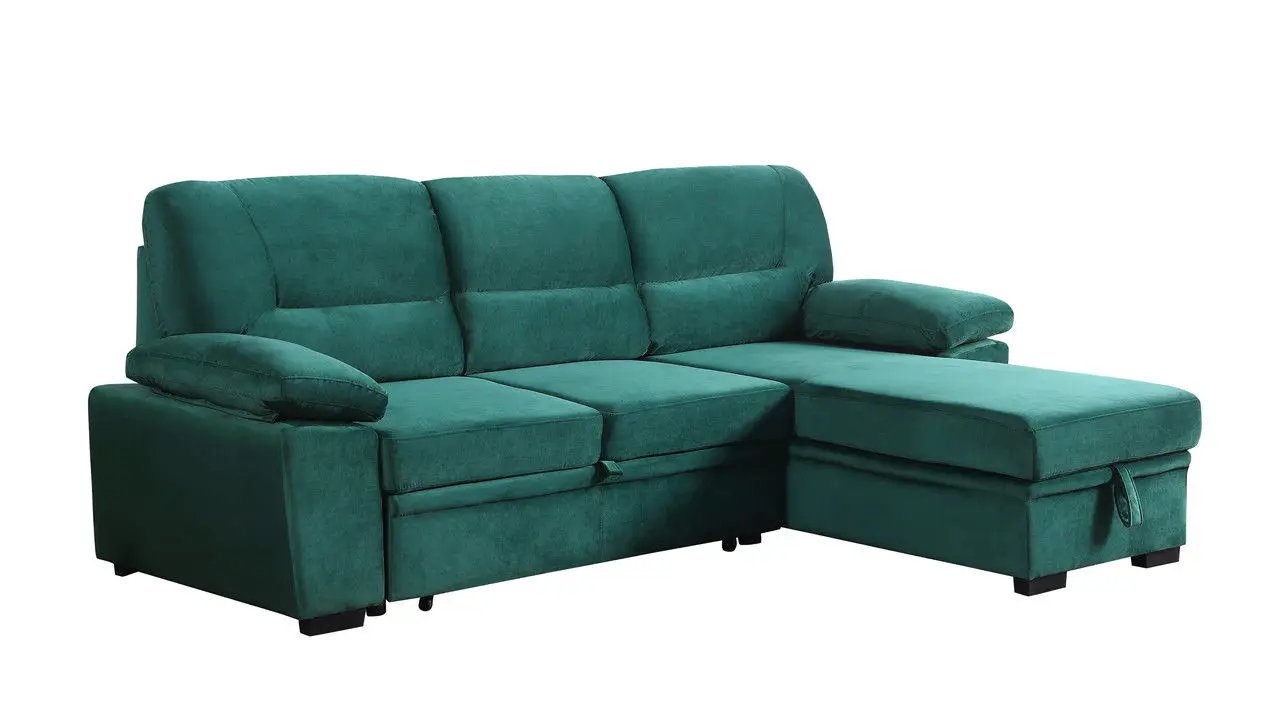 Kipling - Reversible Sleeper Sectional Sofa Chaise by Unique Piece Furniture