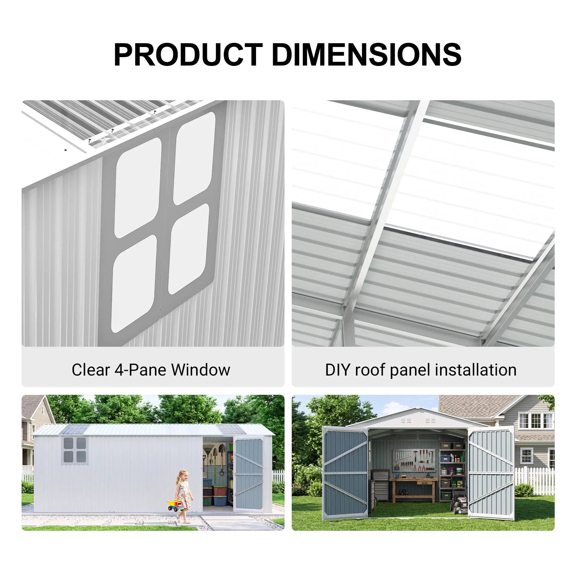 Outdoor Storage Shed 20x10 FT by HouseOfZazla