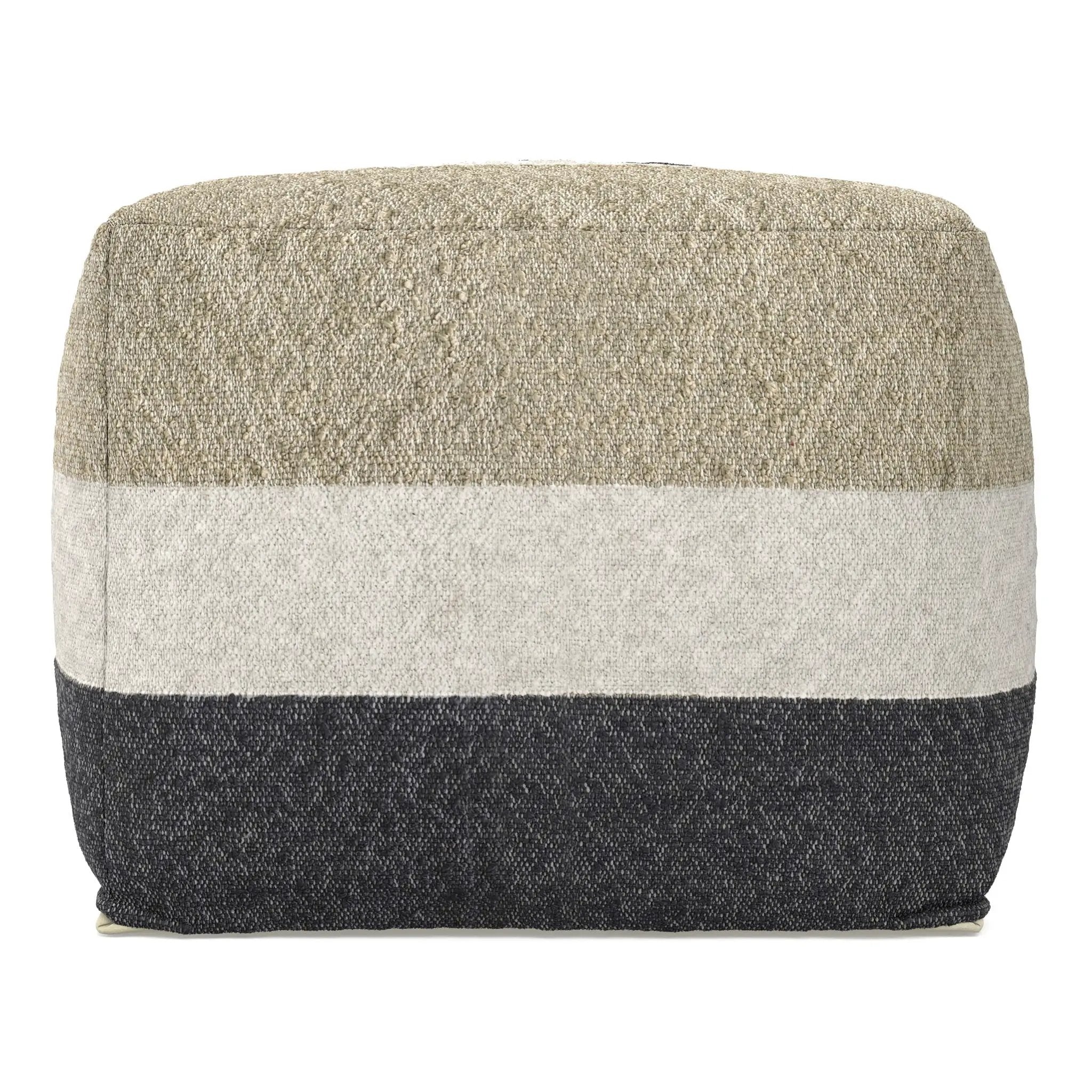 Clay - Square Pouf, Upholstered by HouseOfZazla