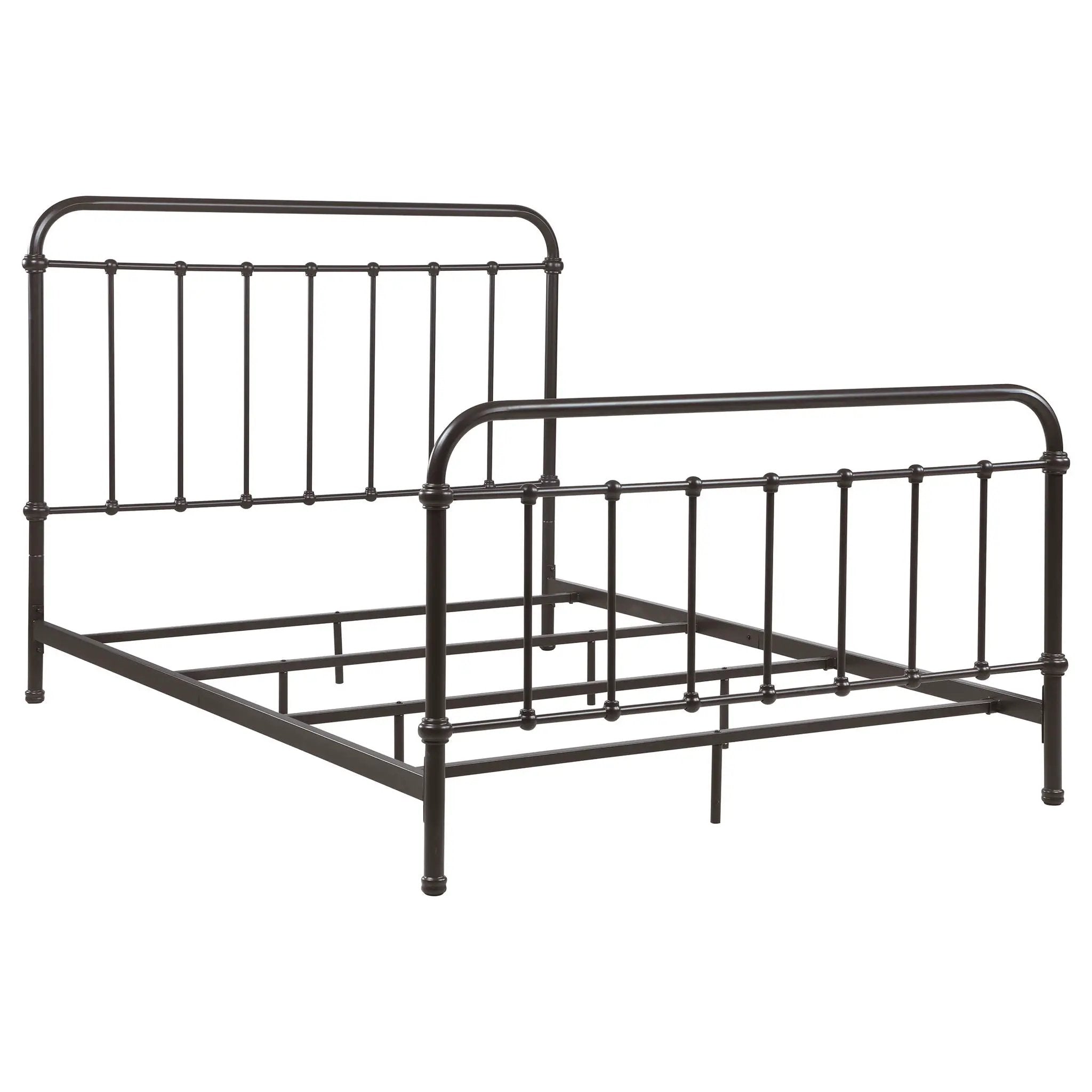 Livingston Metal Queen Open Frame Bed Dark Bronze by Unique Piece Furniture