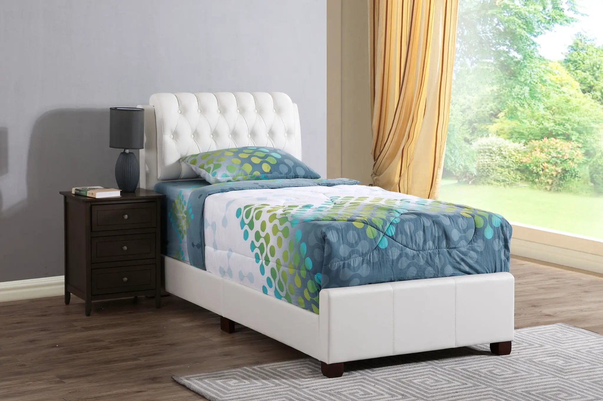 Tufted Upholstered Bed by Unique Piece Furniture