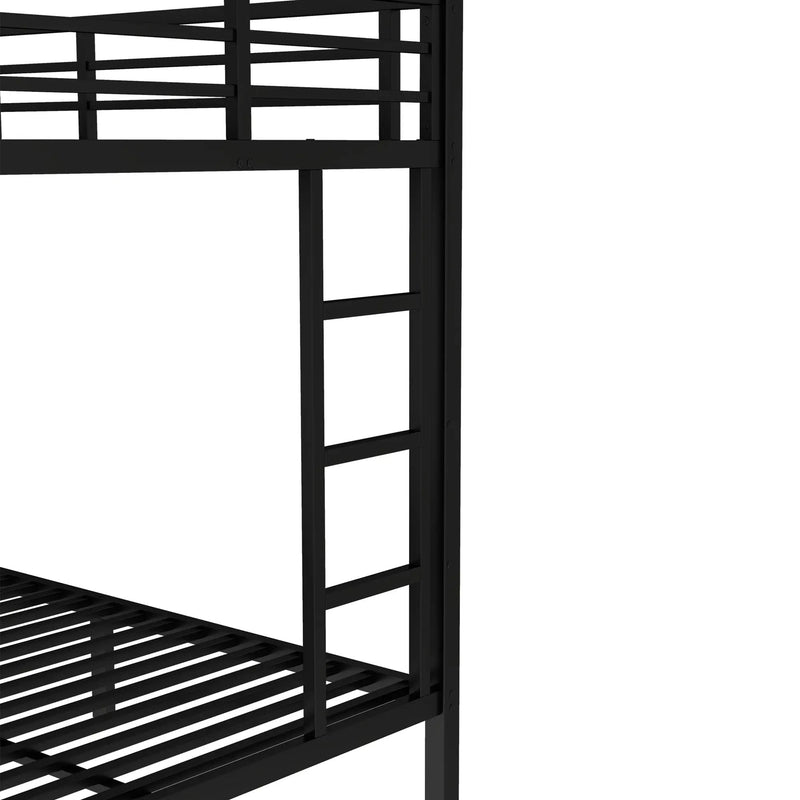Twin Over Full Metal Bunk Bed with Twin Size Trundle by HouseOfZazla
