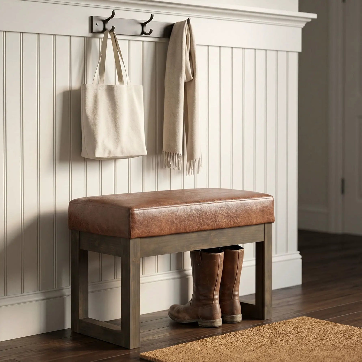 Milltown - Upholstered Ottoman Bench by HouseOfZazla