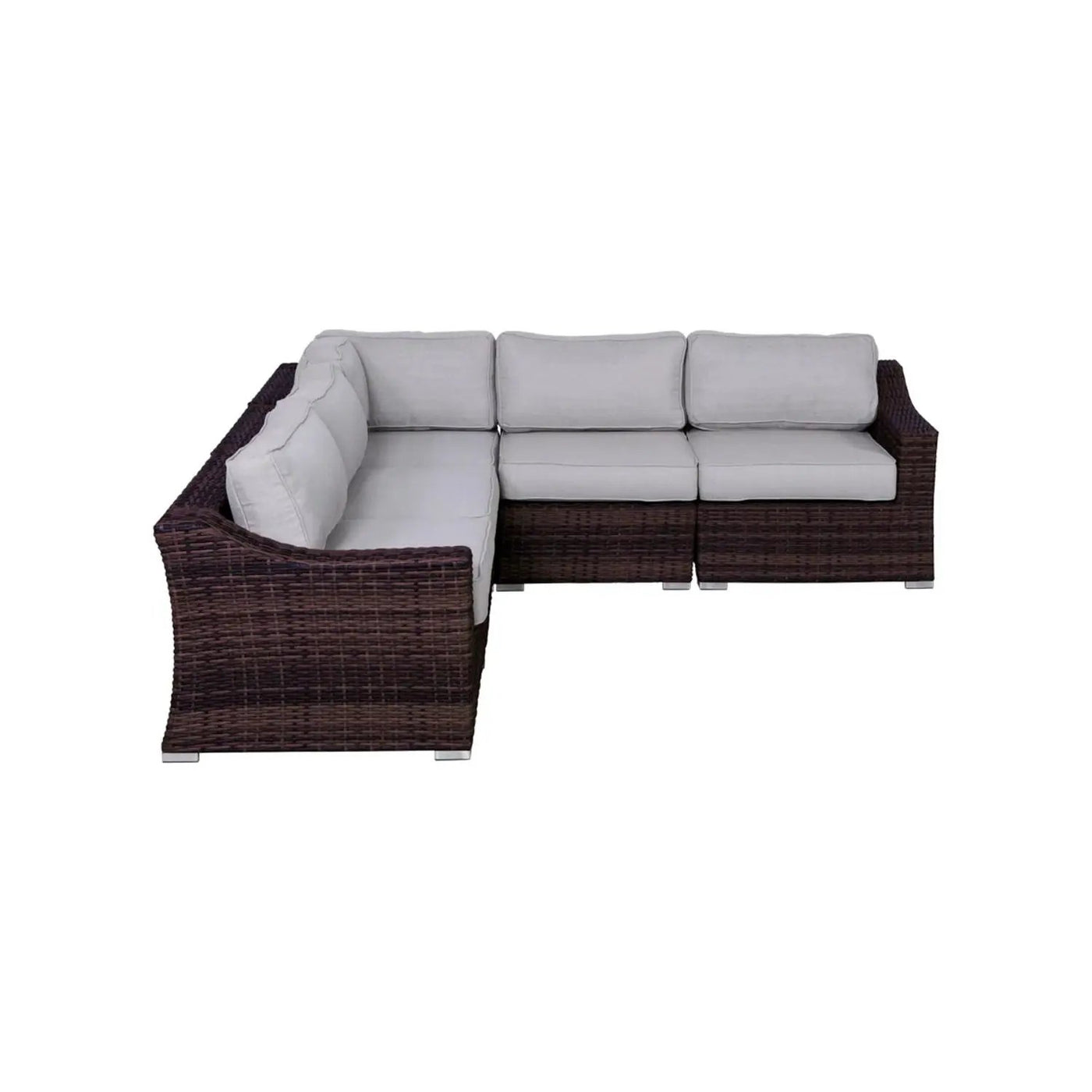 Outdoor Wicker Sofa Seating Group With Cushions by Unique Piece Furniture