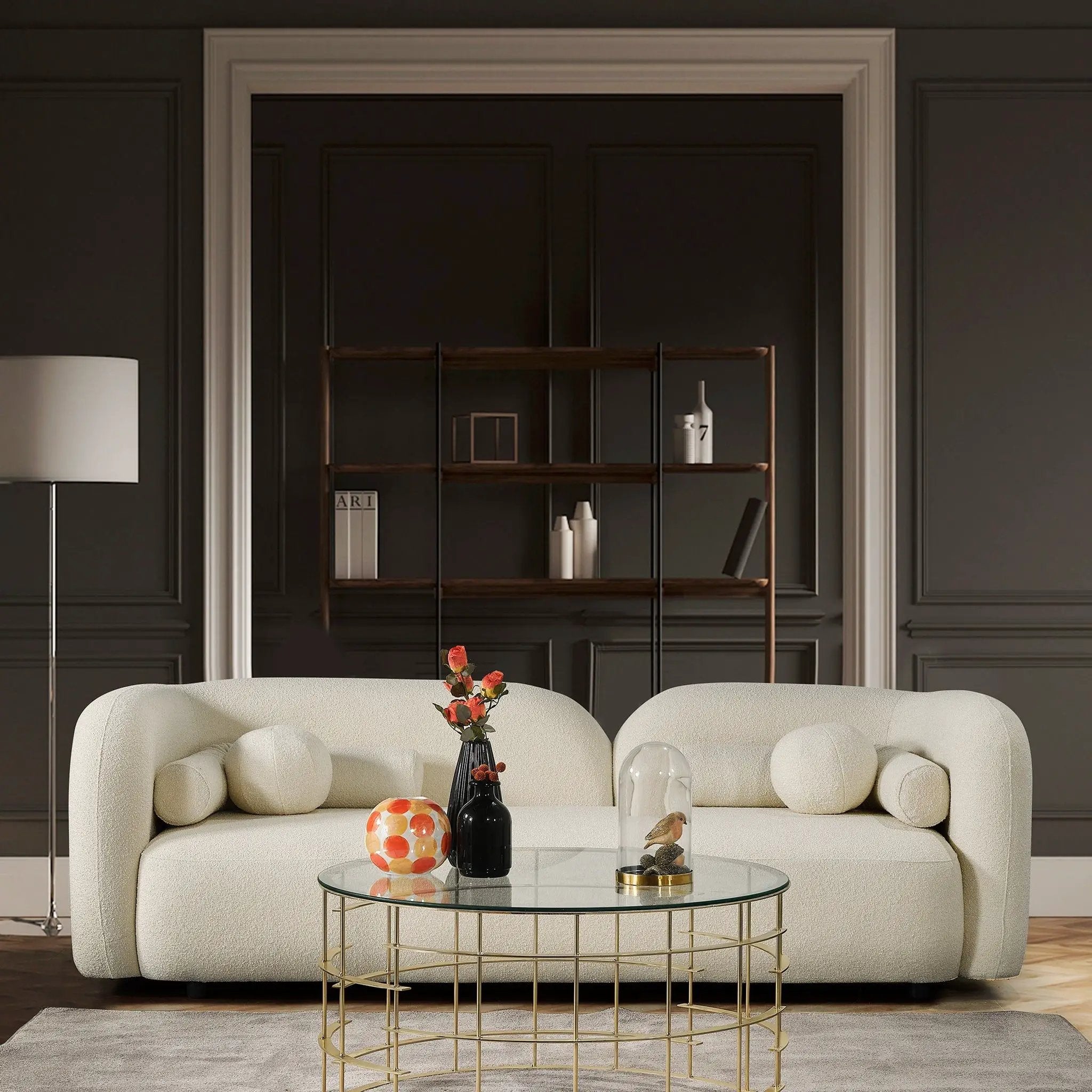 Donna - Japandi Design Boucle Sofa by HouseOfZazla
