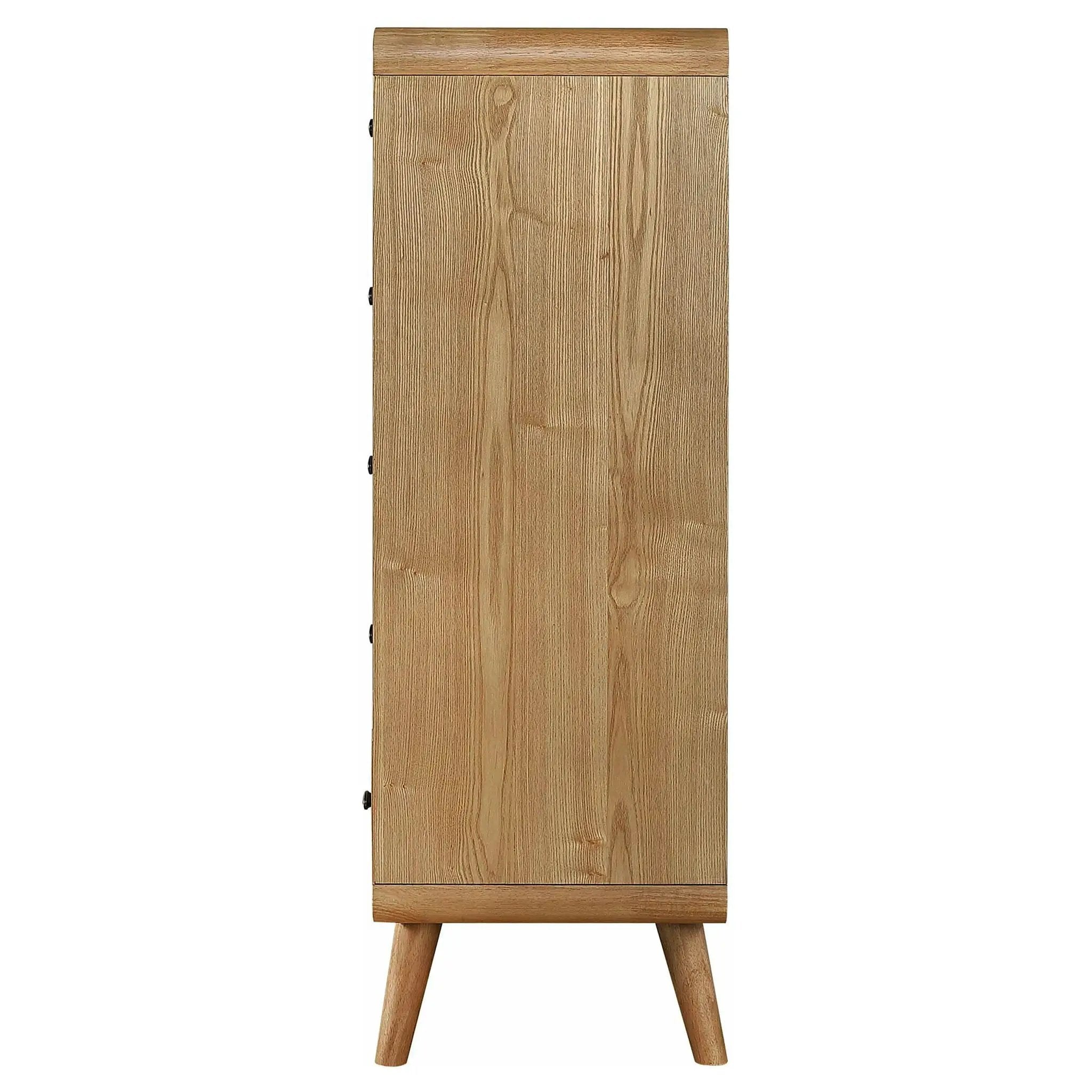 Robyn 5-drawer Bedroom Chest of Drawers Light Ash by Unique Piece Furniture
