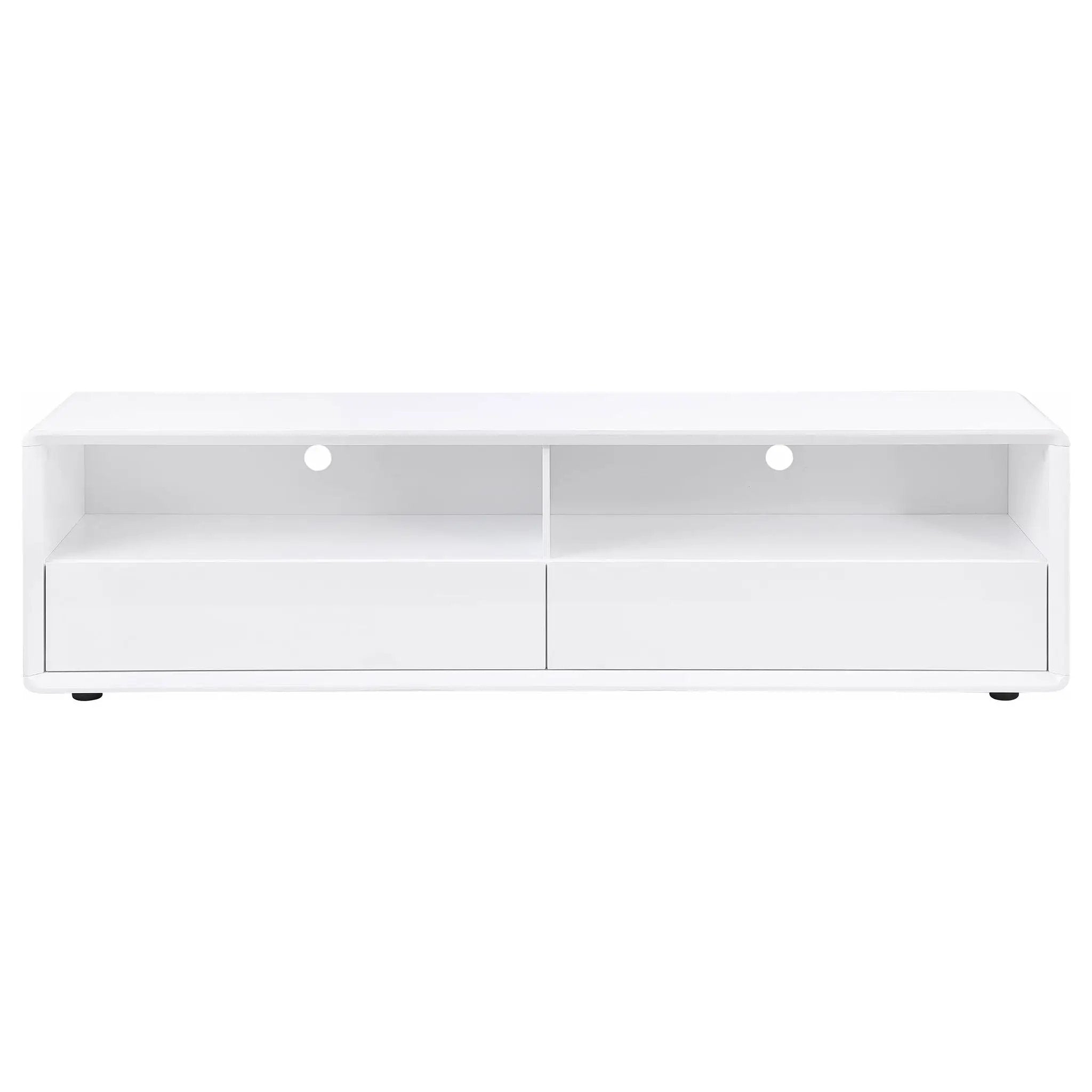 Ellice 71-inch TV Stand Media Console White by Unique Piece Furniture