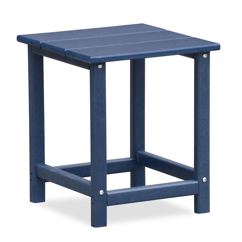 Folding Outdoor Adirondack Chair For Relaxing, Hdpe All-Weather Fire Pit Chair, Patio Lawn Chair For Outside Deck Garden Backyardf Balcony - Navy Blue by HouseOfZazla