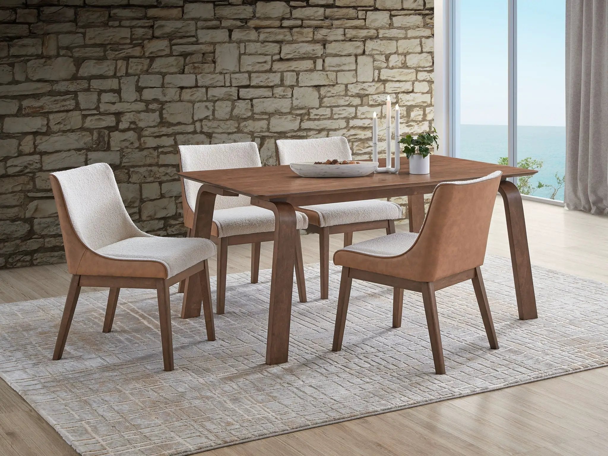 Ginny - Dining Table - Walnut by Unique Piece Furniture