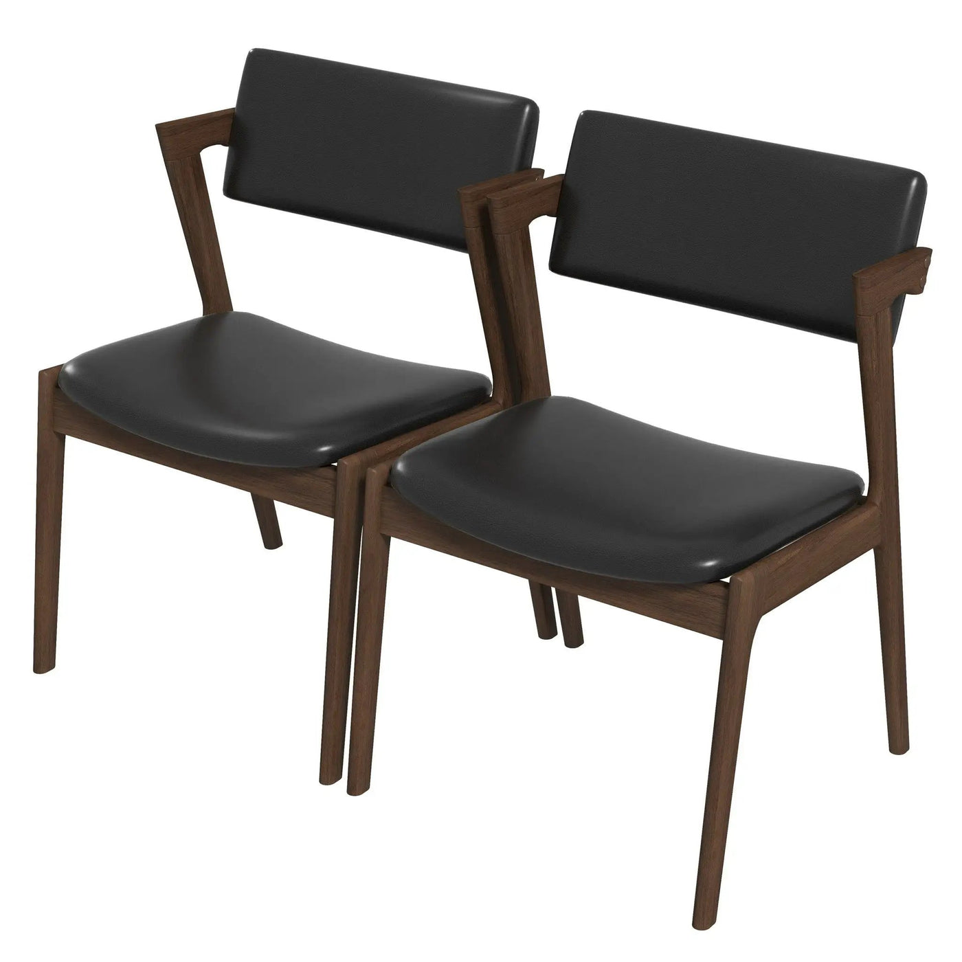 Edwin - Mid-Century Modern Dining Chair (Set of 2) by HouseOfZazla