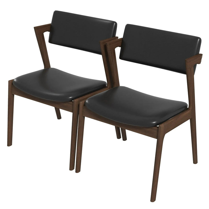 Edwin - Mid-Century Modern Dining Chair (Set of 2) by HouseOfZazla