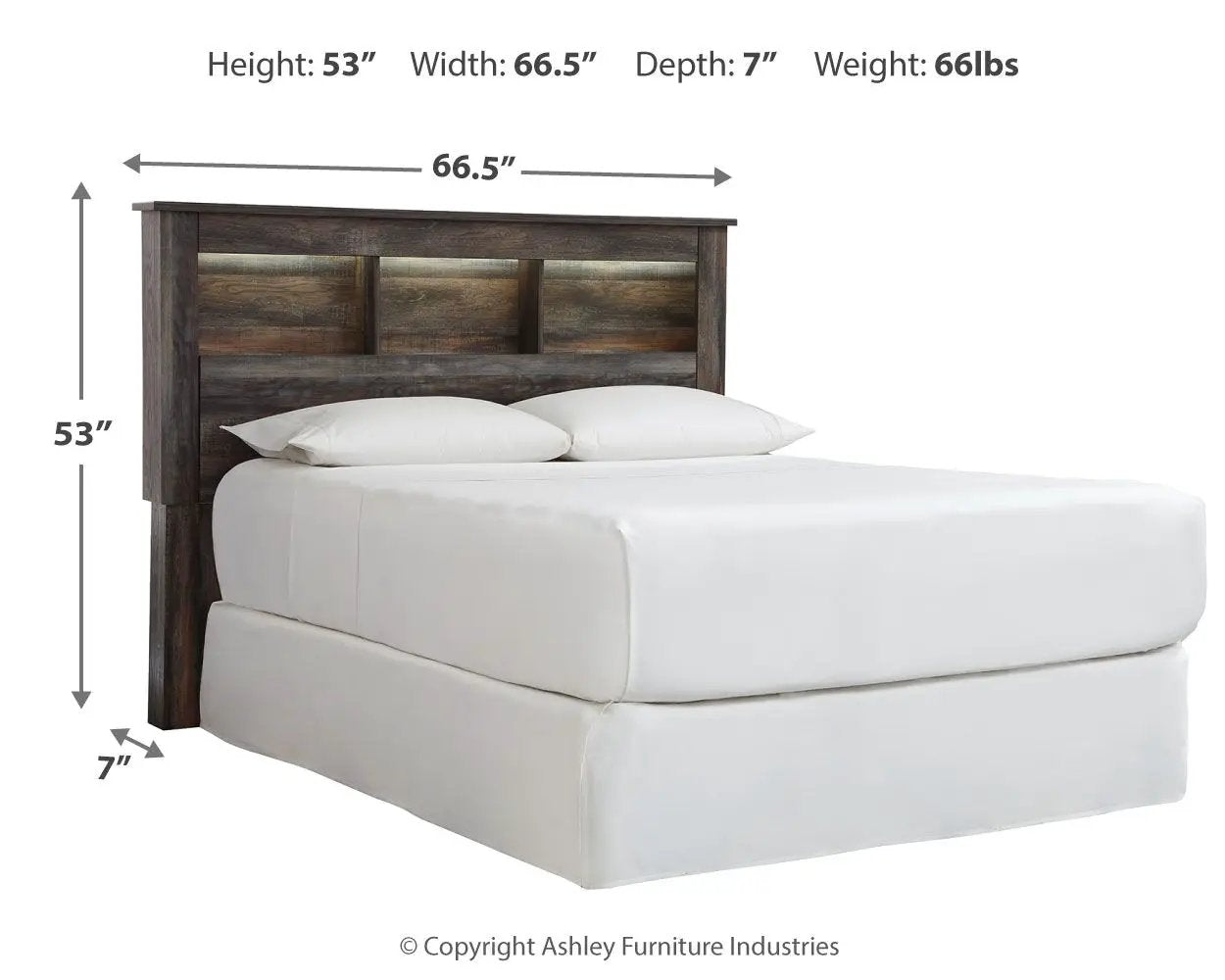 Drystan - Bookcase Headboard by Unique Piece Furniture