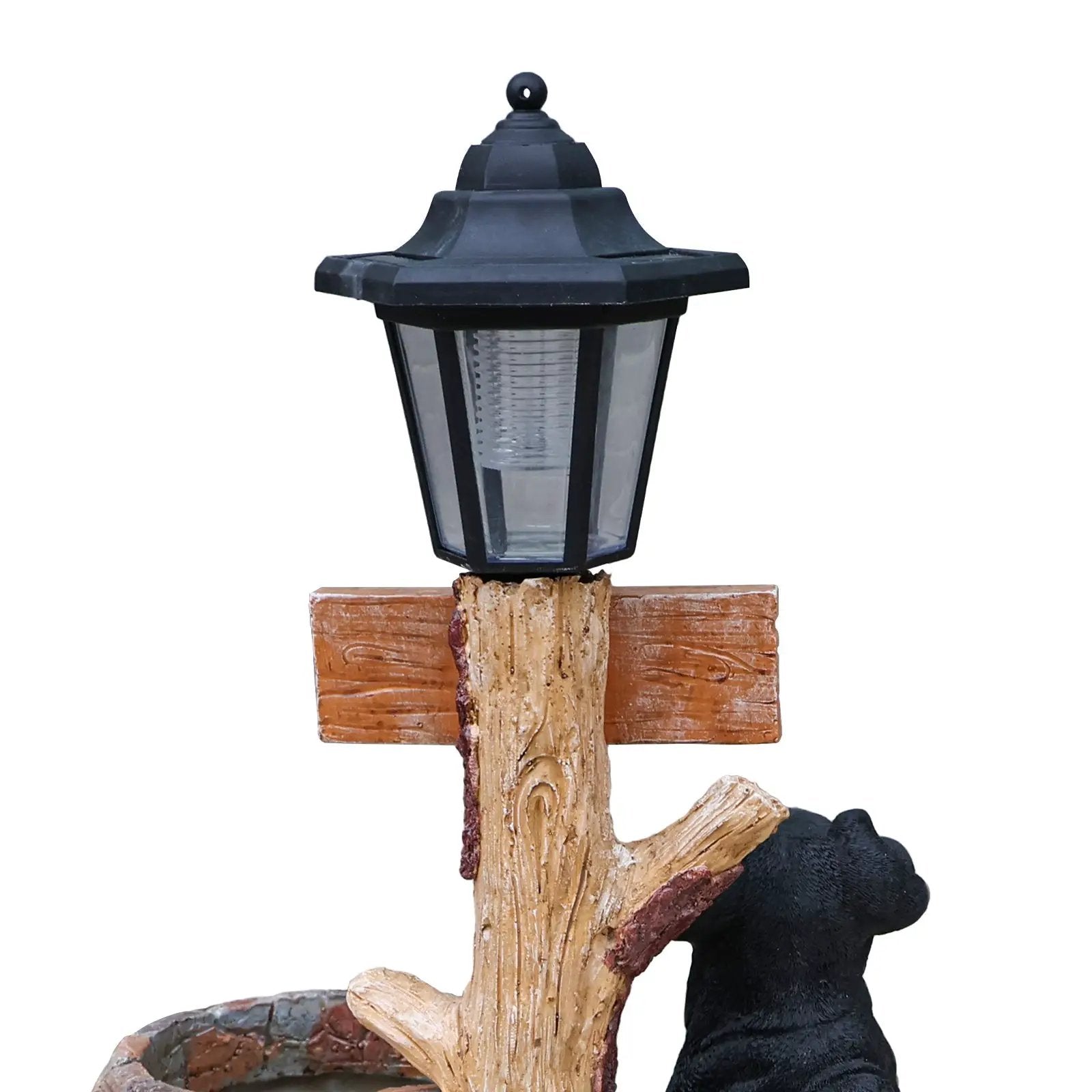 Puppy Dog Solar Planter Outdoor Statue by HouseOfZazla