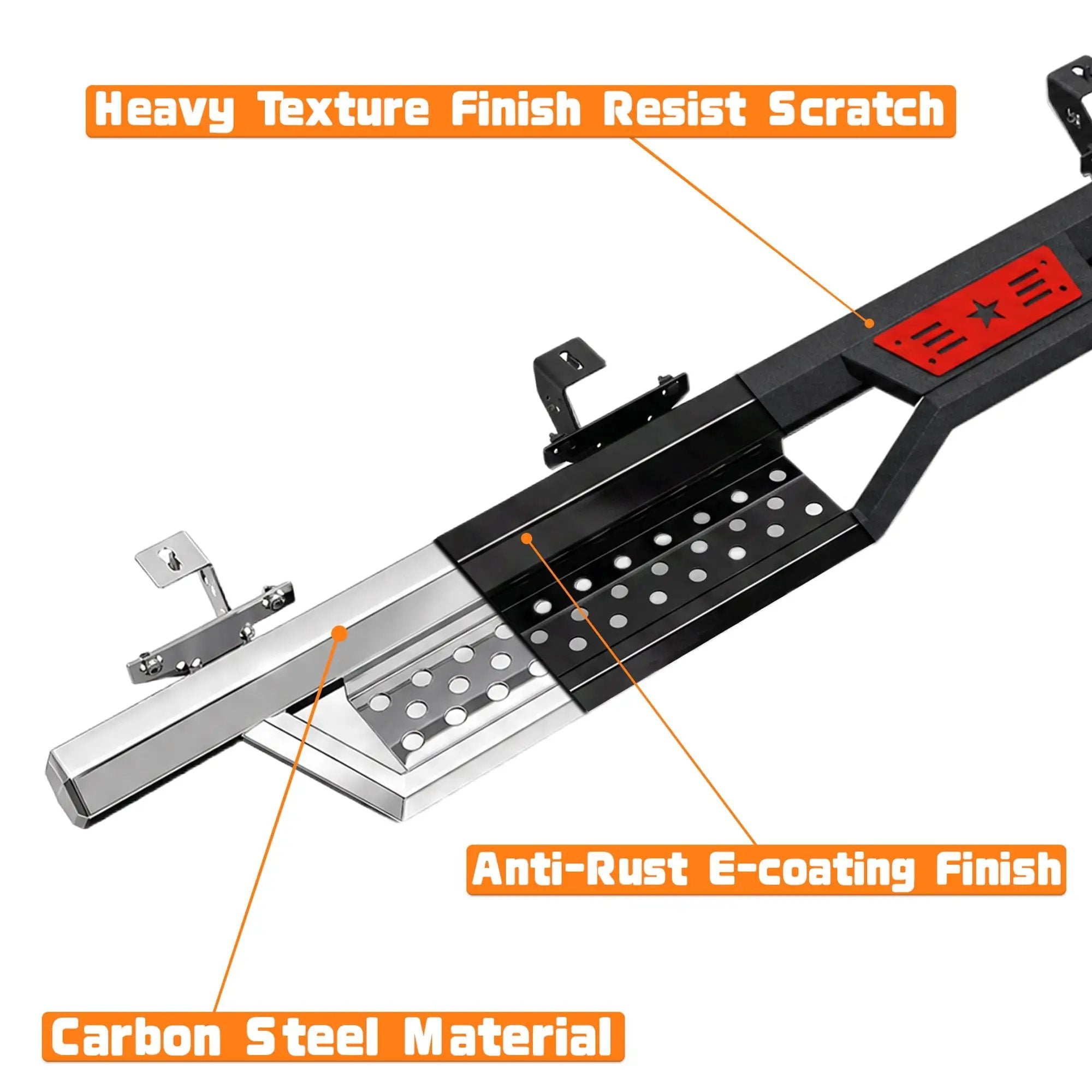 Hexagonal Style Running Boards for Jeep Gladiator JT by HouseOfZazla