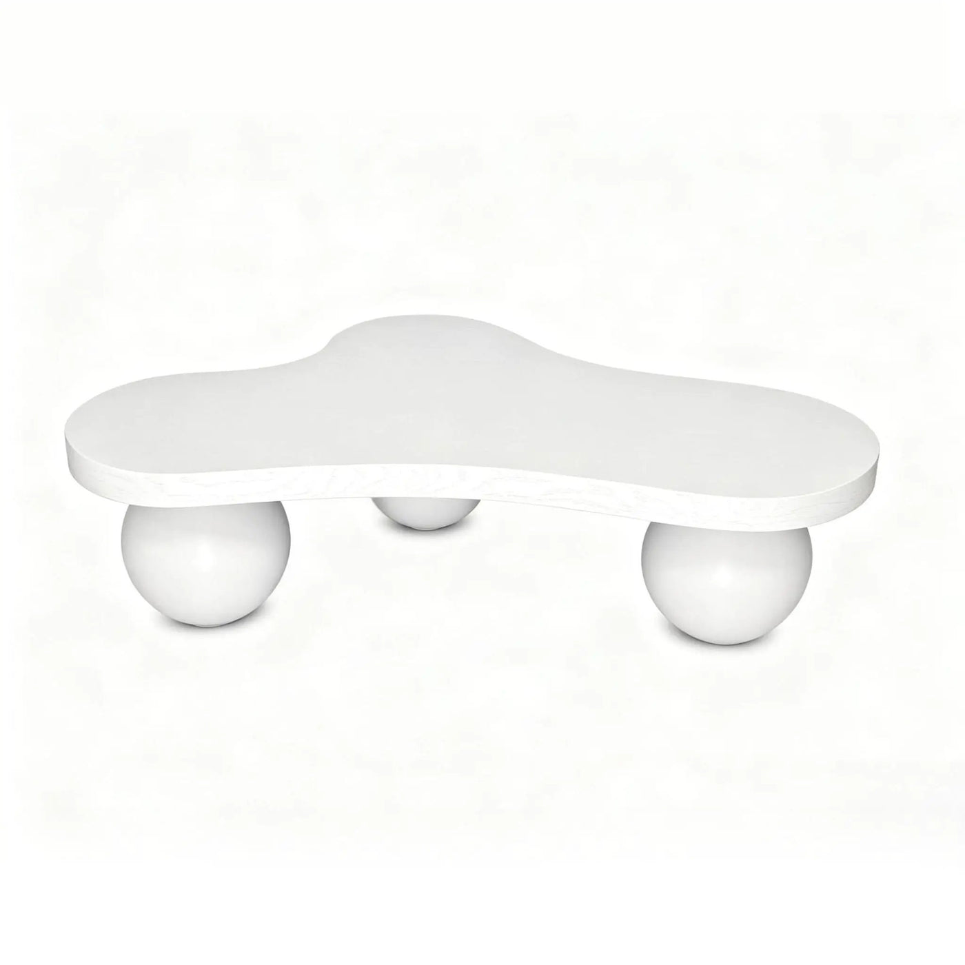 Cloud Shaped Coffee Table With 3 Ball Legs For Living Room by HouseOfZazla