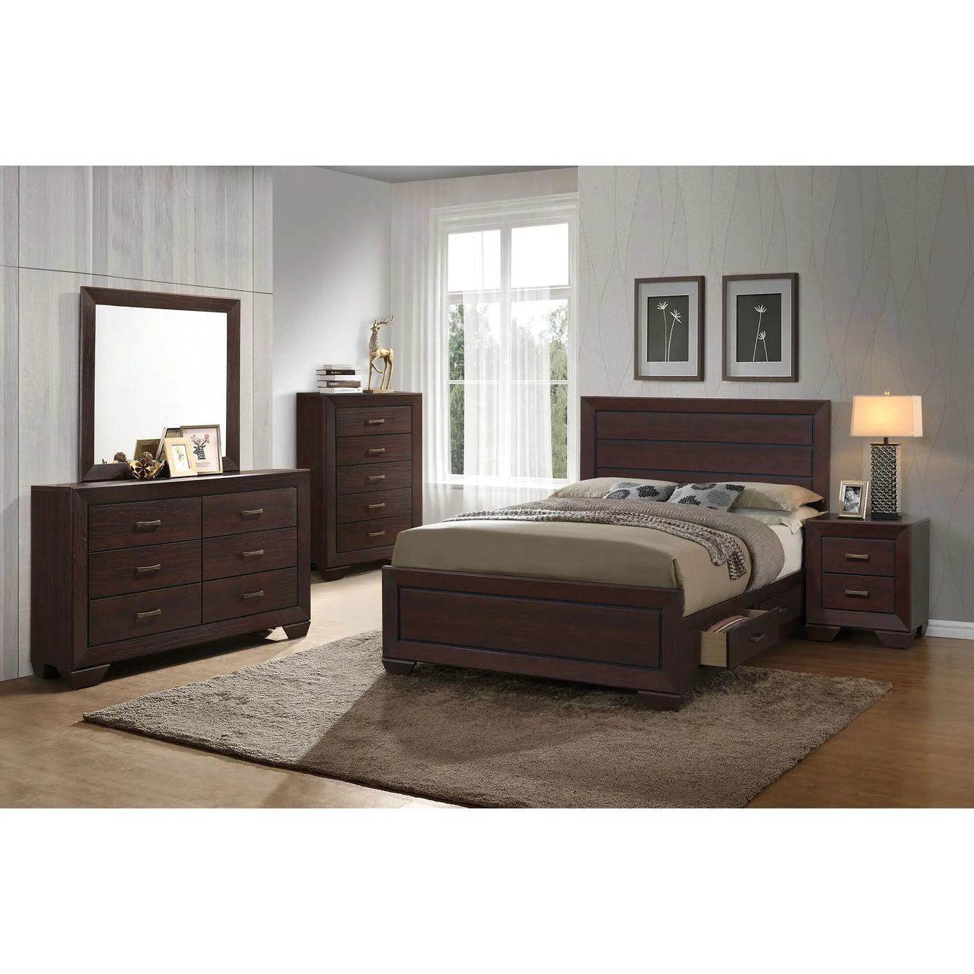 Oatfield - Transitional Bedroom Set by HouseOfZazla