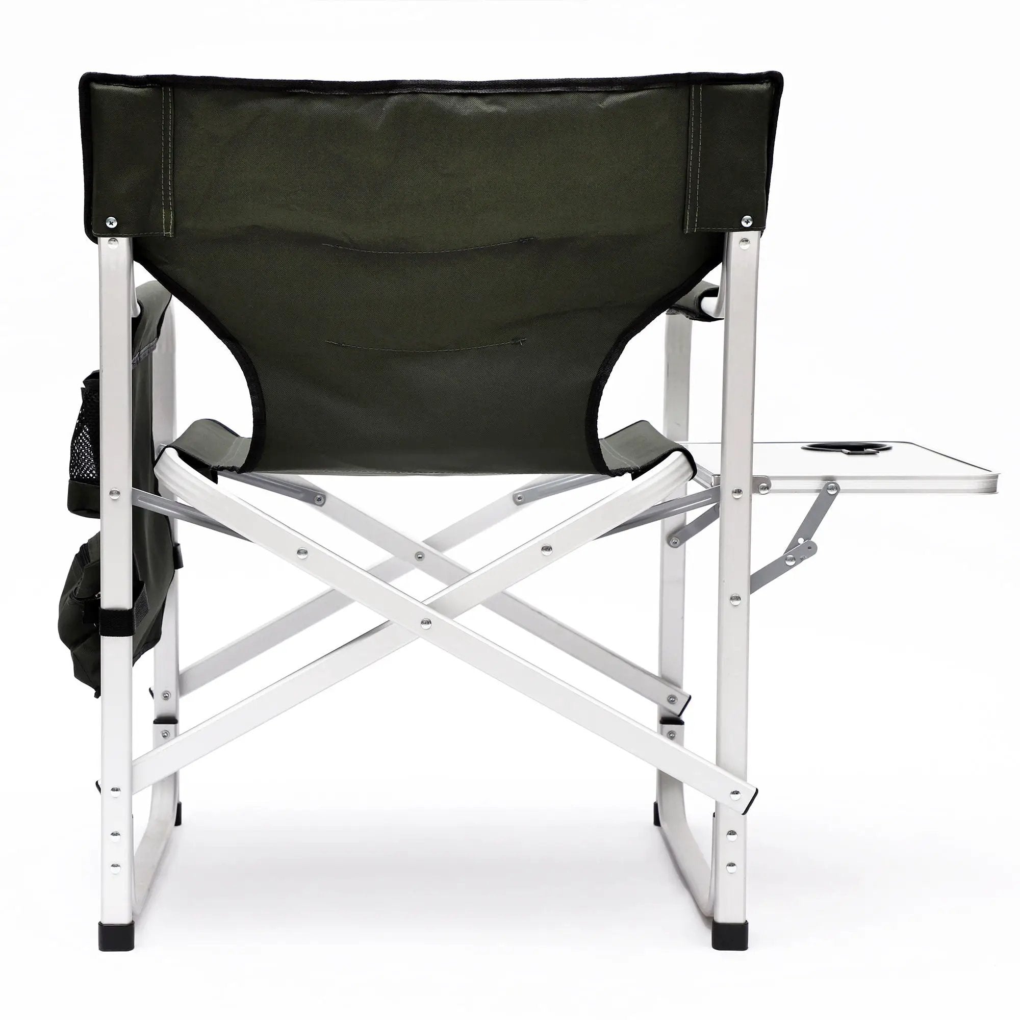 Padded Folding Outdoor Chair With Side Table And Storage Pockets, Lightweight Oversized Directors Chair For Indoor, Outdoor Camping, Picnics And Fishing by HouseOfZazla