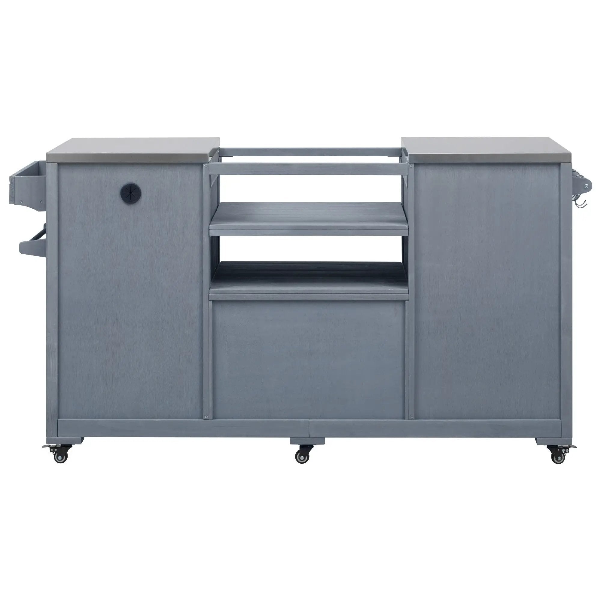 K&K 66.5" Outdoor Kitchen Island for Big Green Egg Grills by HouseOfZazla