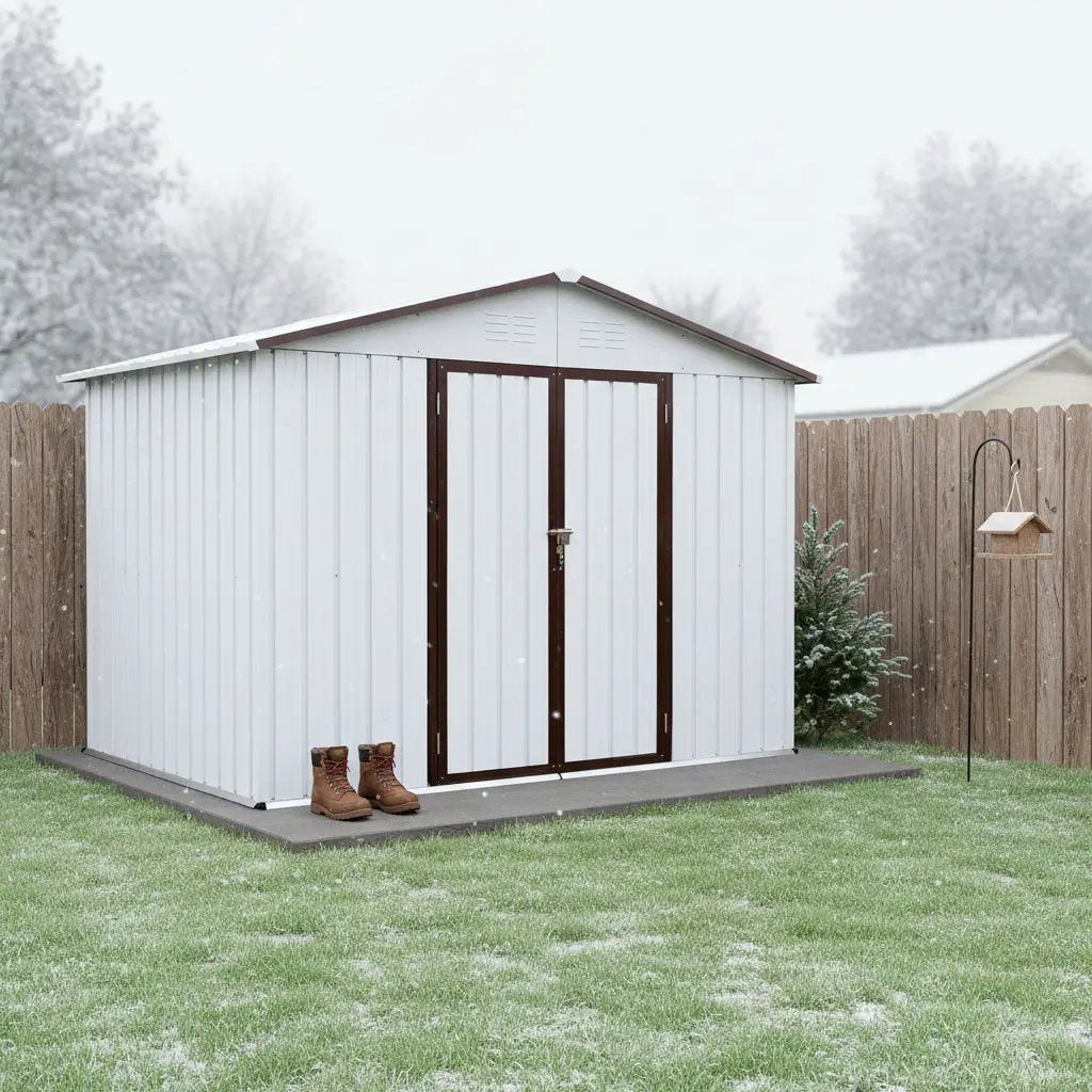 10' x 8' Garden Sheds Outdoor Storage Sheds by HouseOfZazla