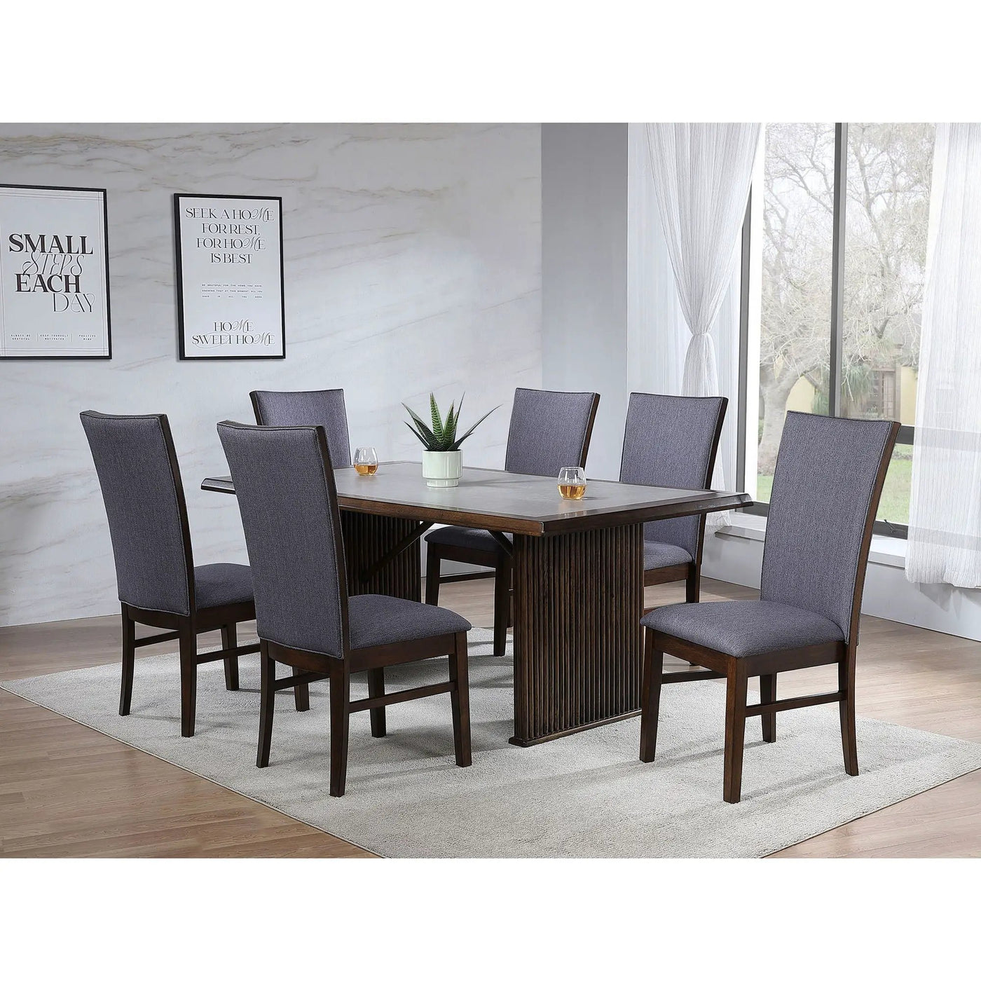 Wawona - Rectangular Dining Table Set by HouseOfZazla