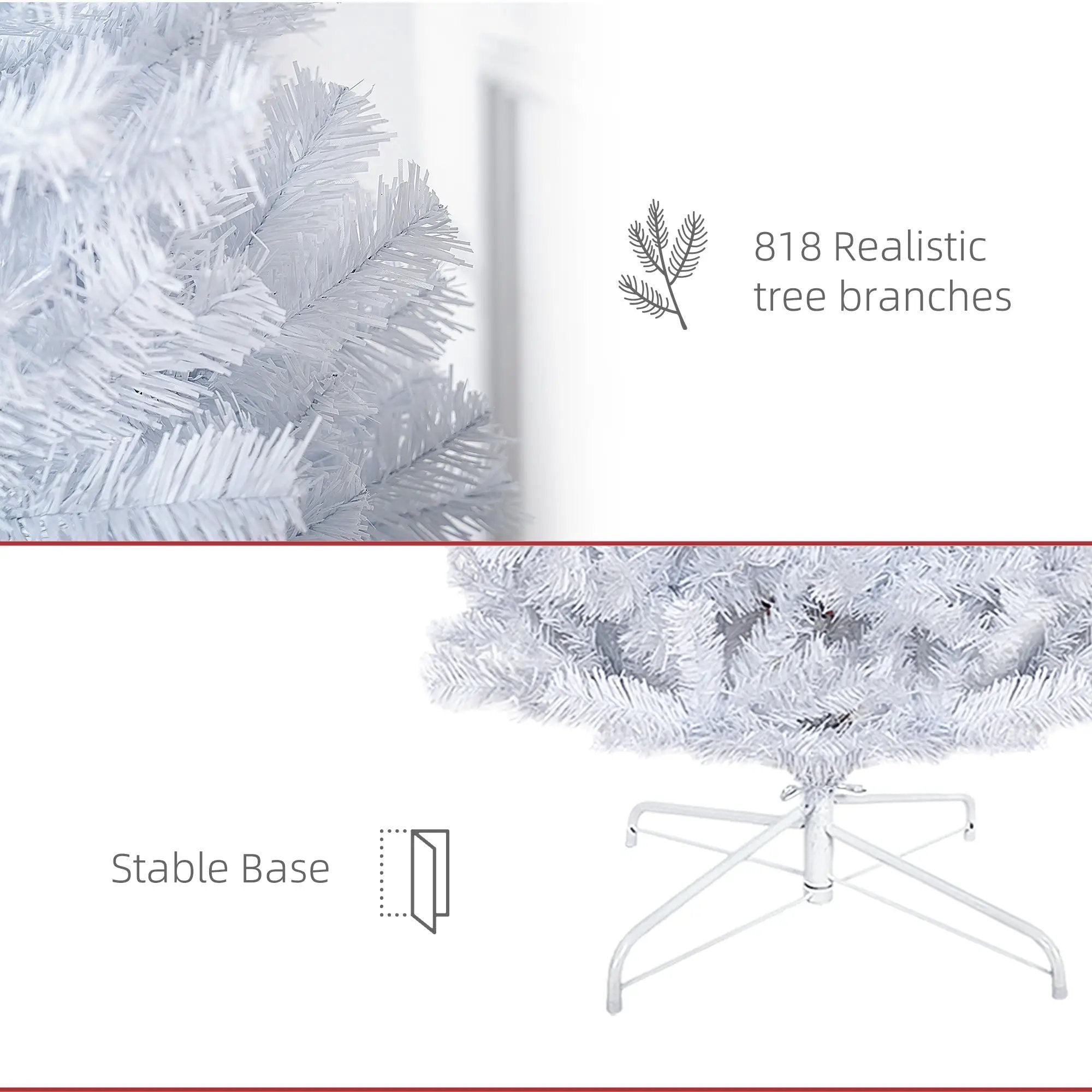 HOMCOM 7ft Pencil Christmas Tree by HouseOfZazla