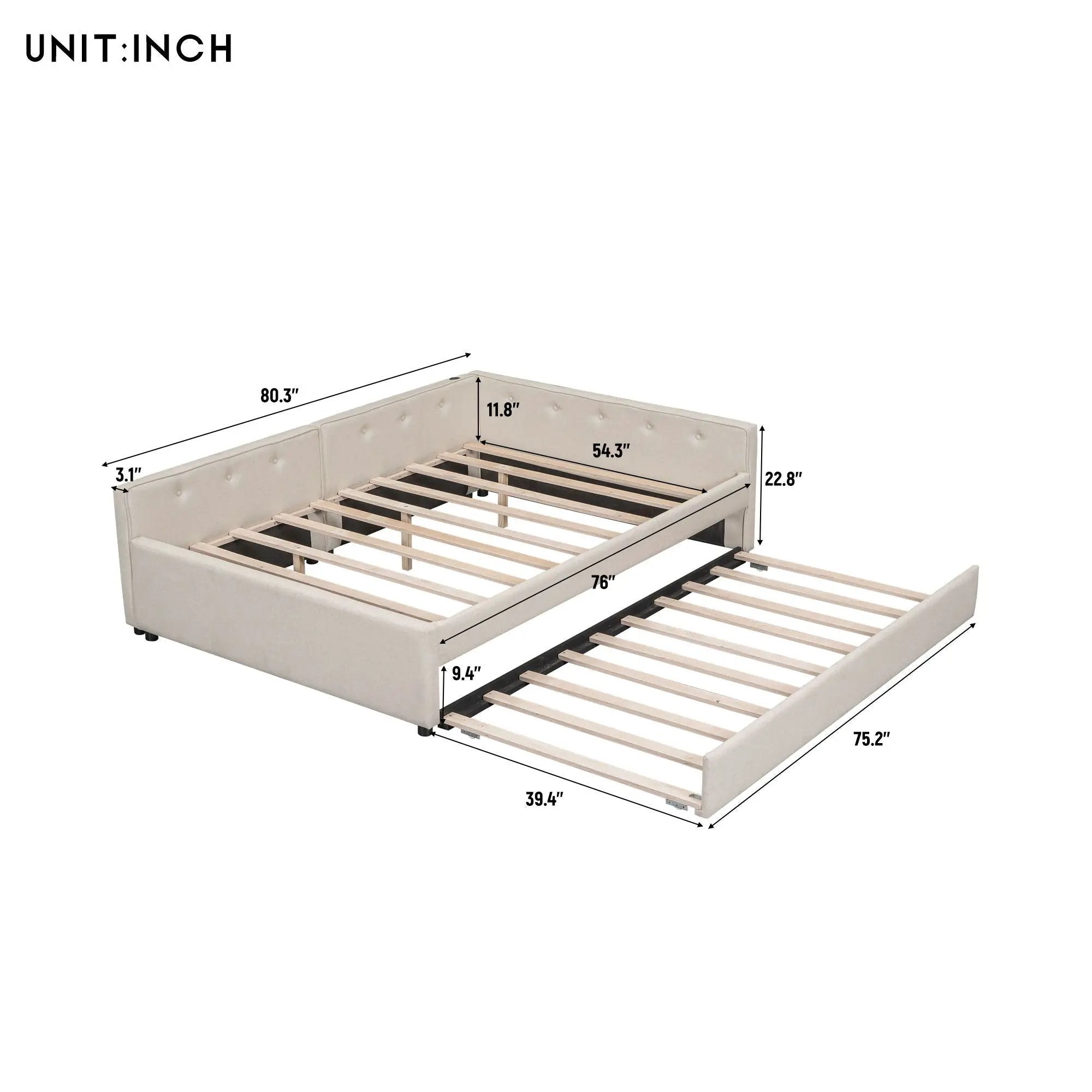 Platform Bed With USB Ports by Unique Piece Furniture