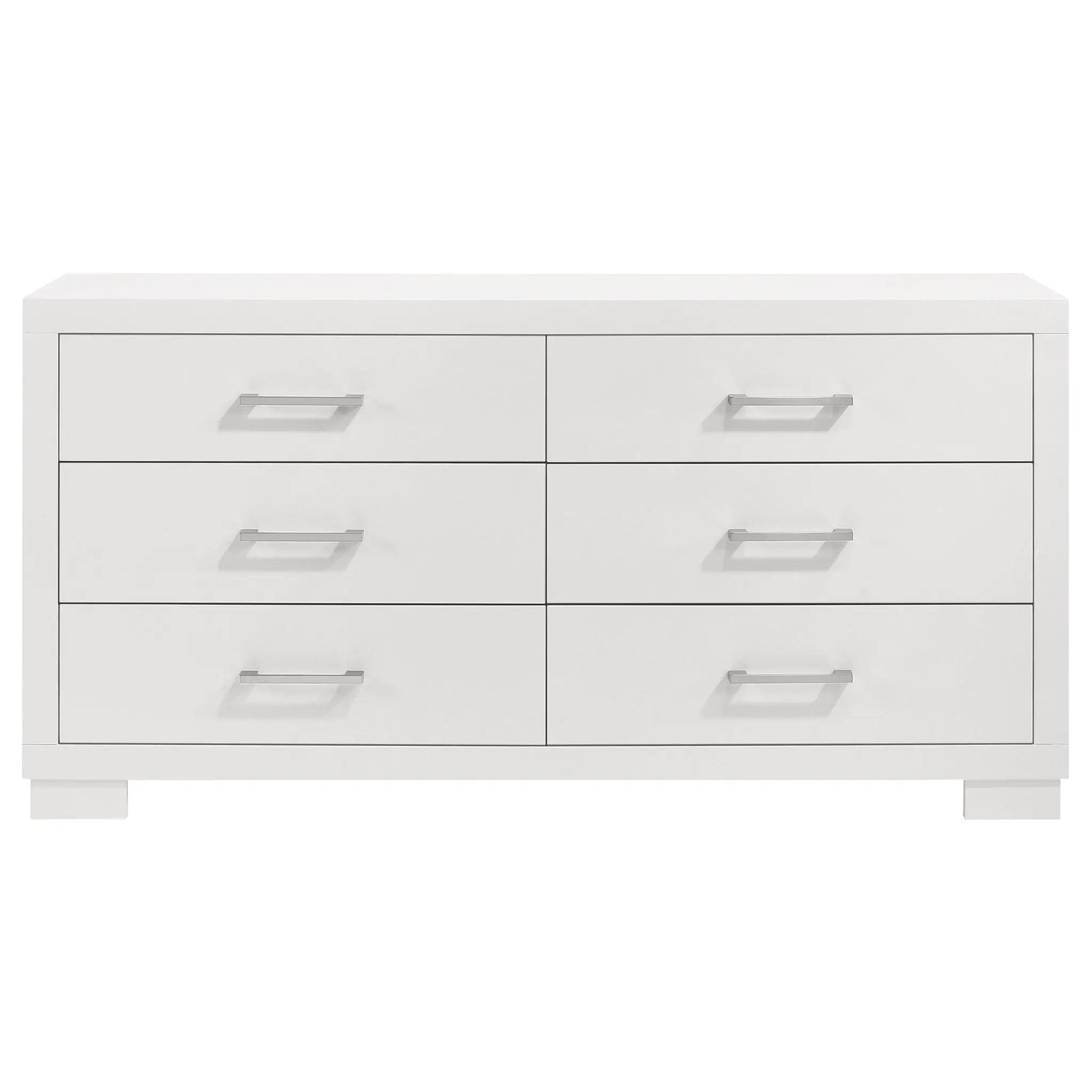 Jessica 6-drawer Dresser Snow White by Unique Piece Furniture