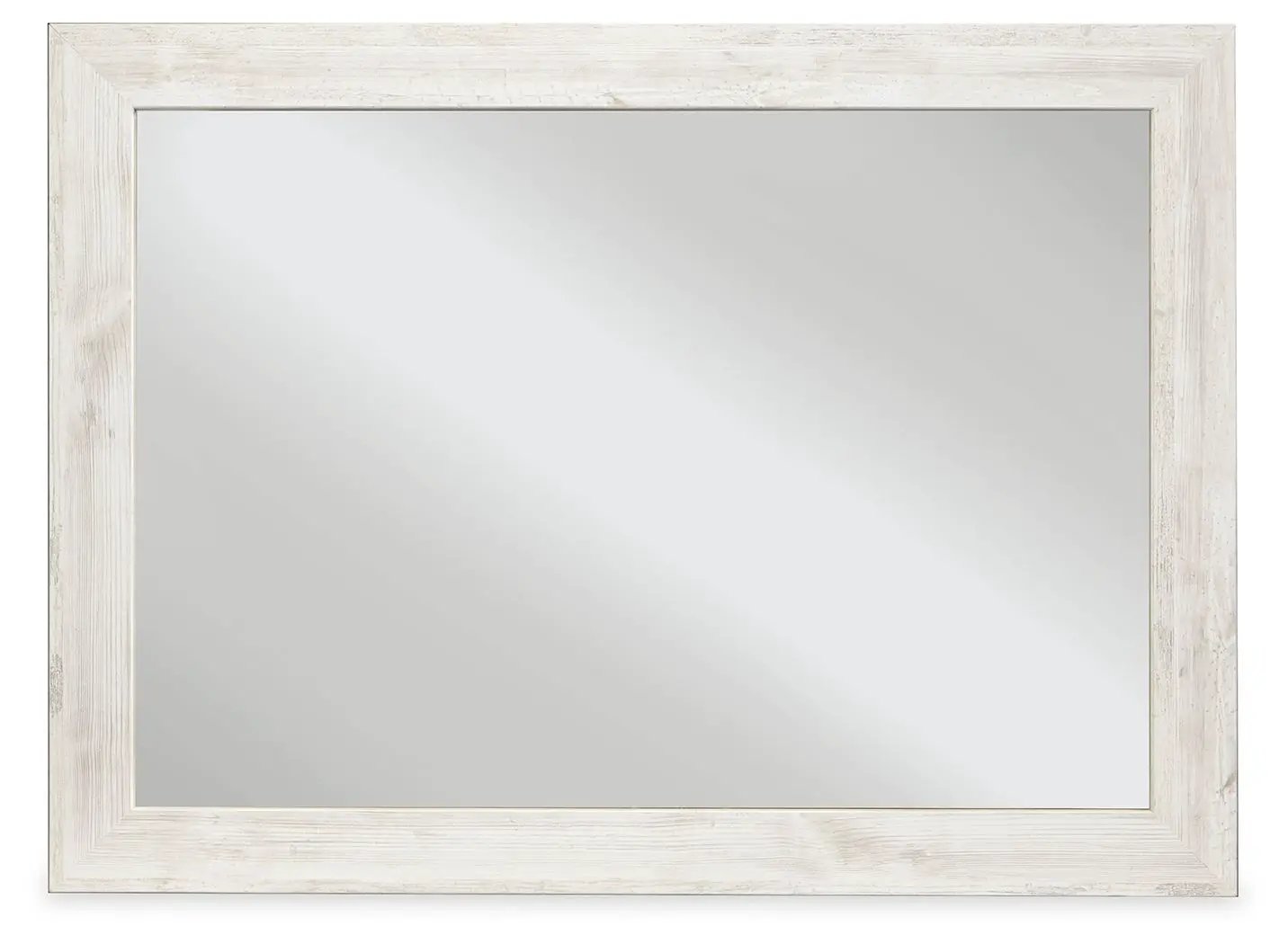 Paxberry - Bedroom Accent Mirror - Whitewash by Unique Piece Furniture