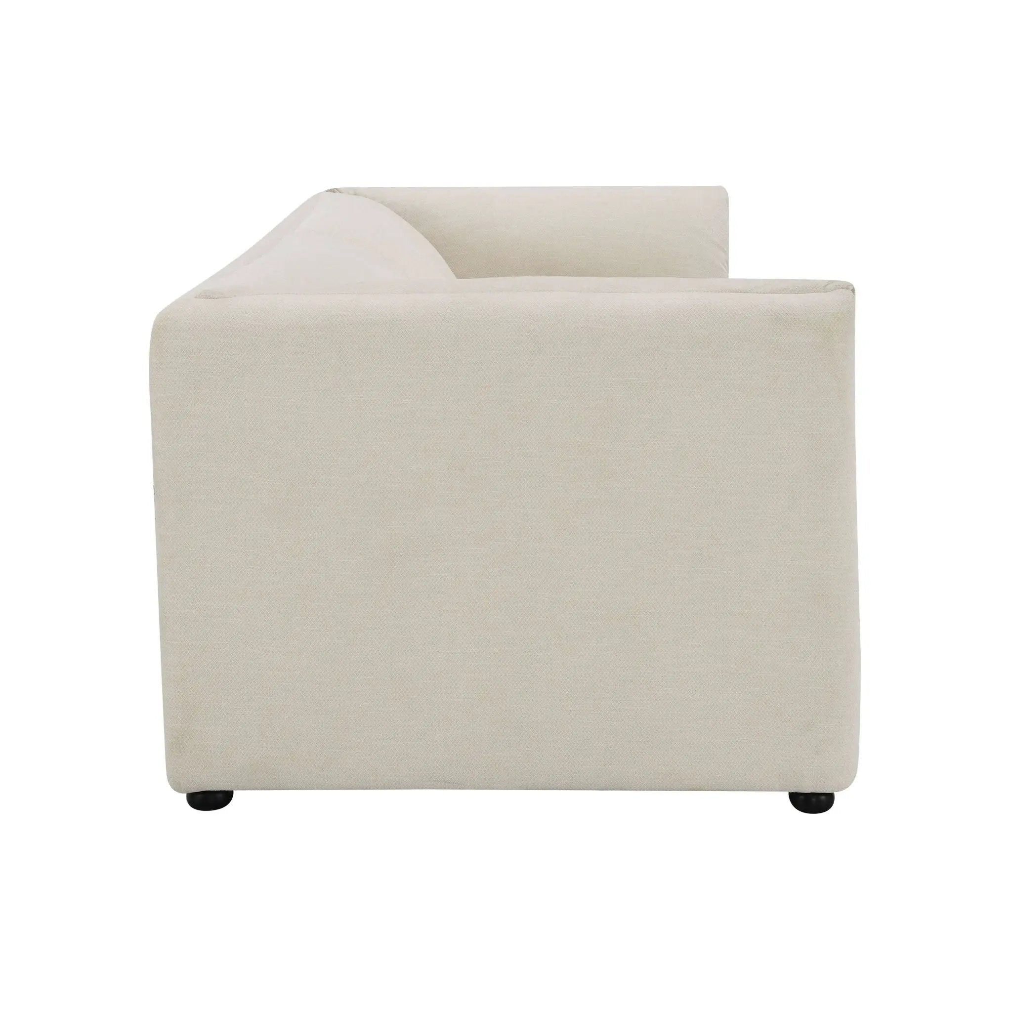 Jaeda - Boucle Sofa - Beige by Unique Piece Furniture