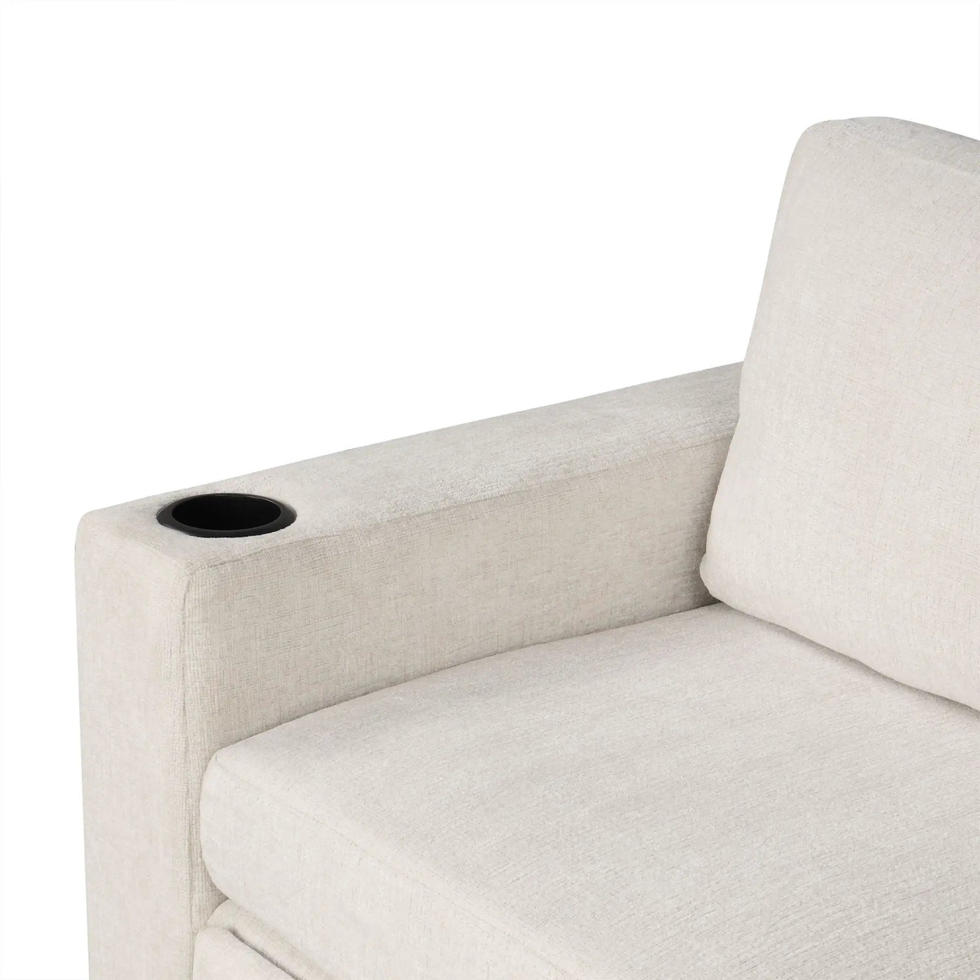 Single Pull Out Sofa Bed With USB Ports And Cup Holders by HouseOfZazla