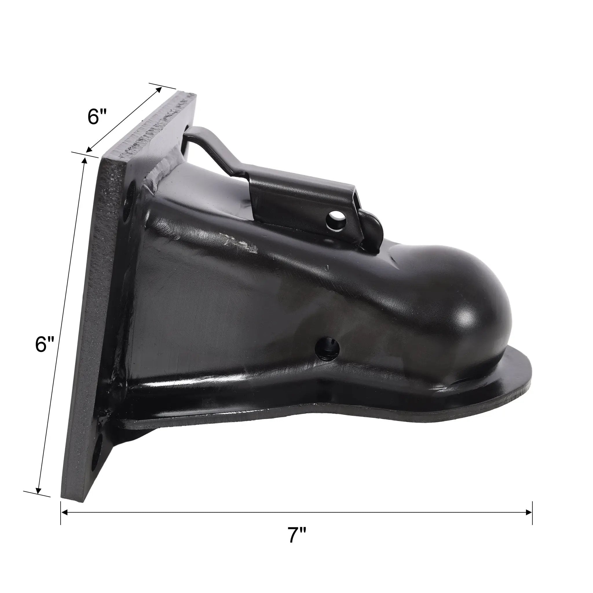 2-5/16 Inch Flat Mount Trailer Coupler, 14,000 LBS by HouseOfZazla