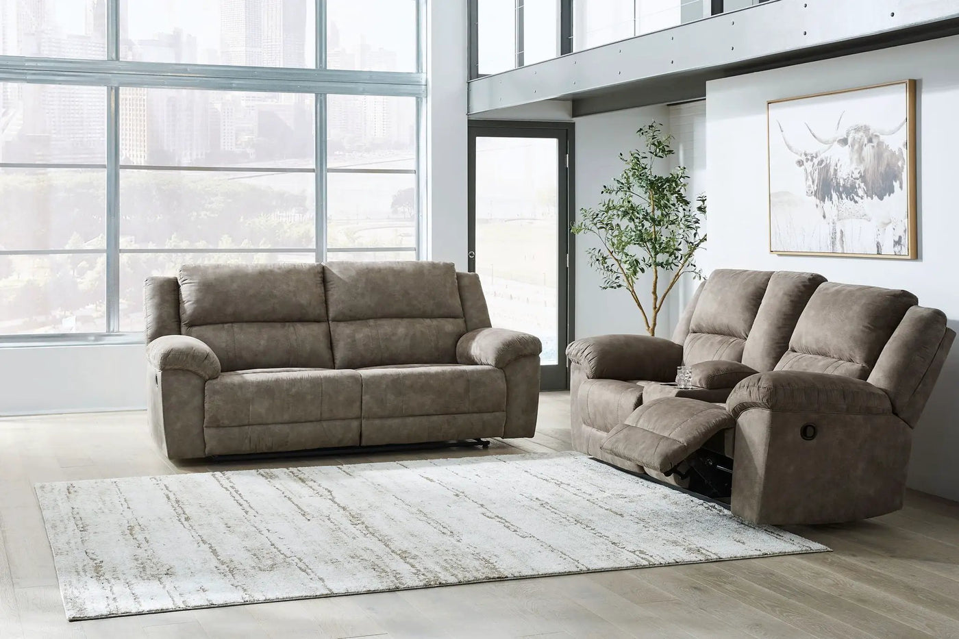 Laresview - Reclining Living Room Set by Unique Piece Furniture