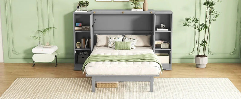 Murphy Bed With Shelves, Drawers And USB Ports by HouseOfZazla