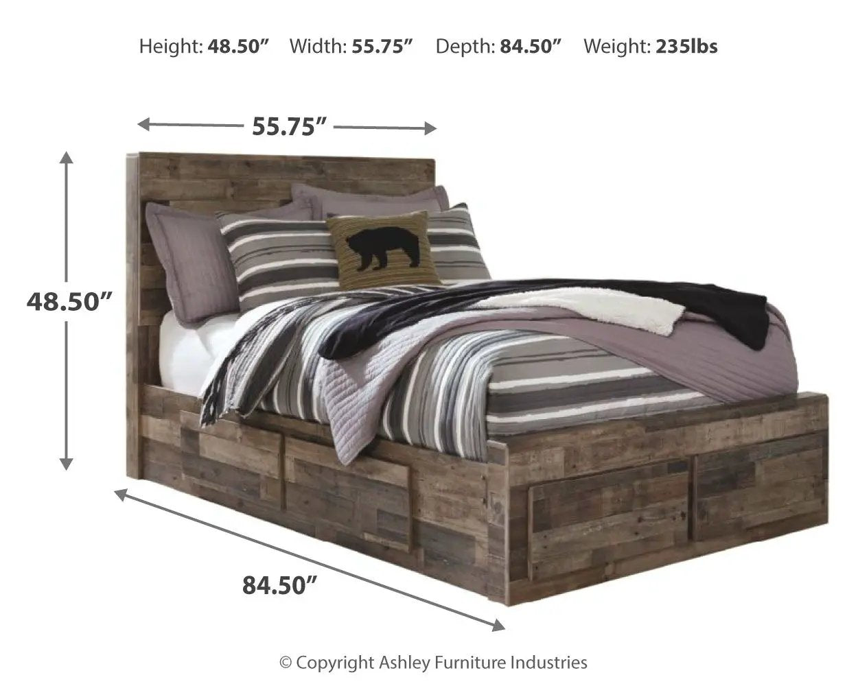 Derekson - Panel Bed by Unique Piece Furniture