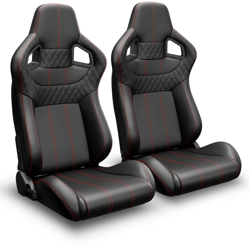 2PC Universal Bucket Racing Seats by HouseOfZazla