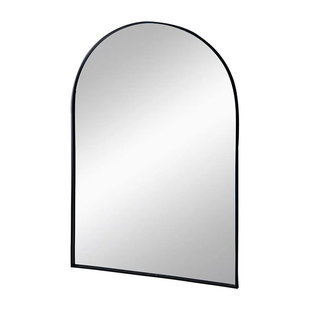 Arched Mirror With Metal Frame, Wall Mirror For Living Room Bedroom Entryway by HouseOfZazla