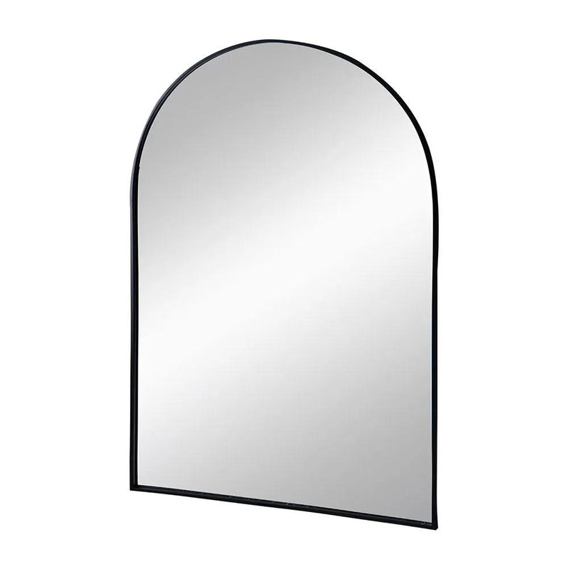 Arched Mirror With Metal Frame, Wall Mirror For Living Room Bedroom Entryway by HouseOfZazla