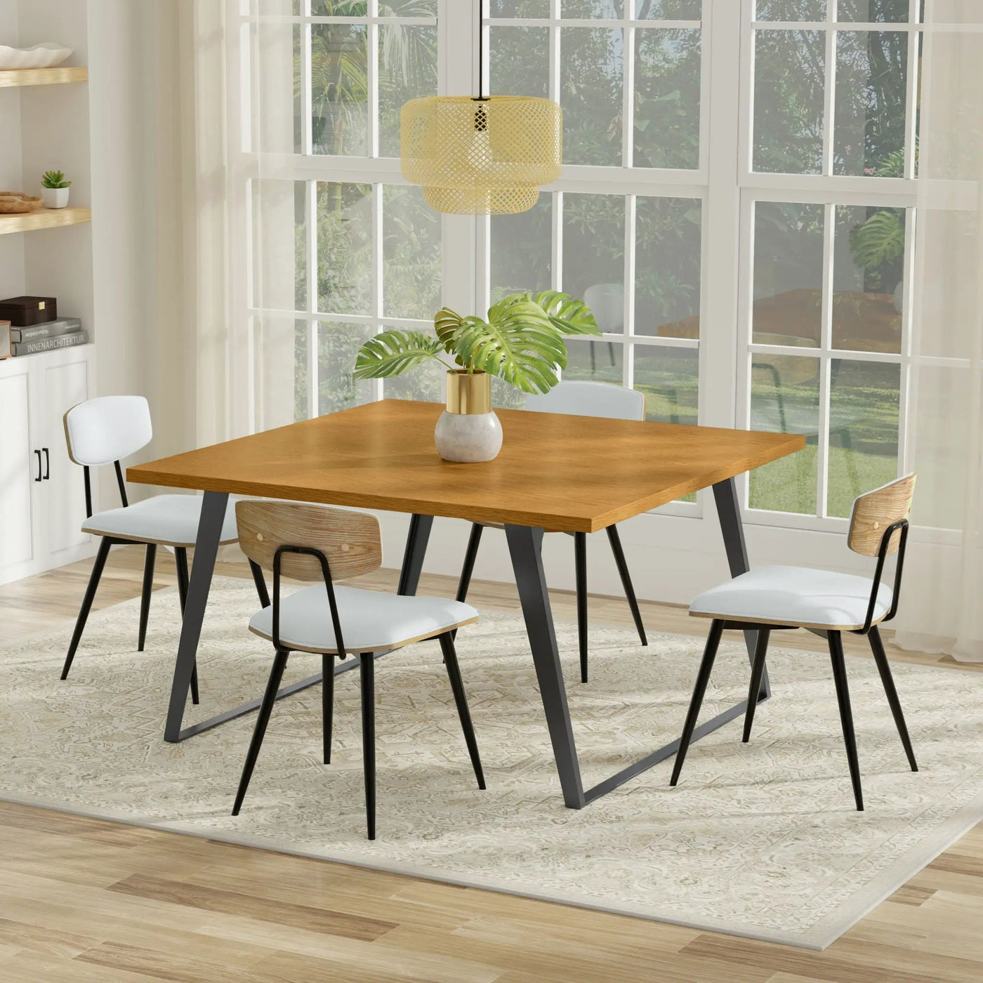 Lowry - Handcrafted Square Dining Table by Unique Piece Furniture