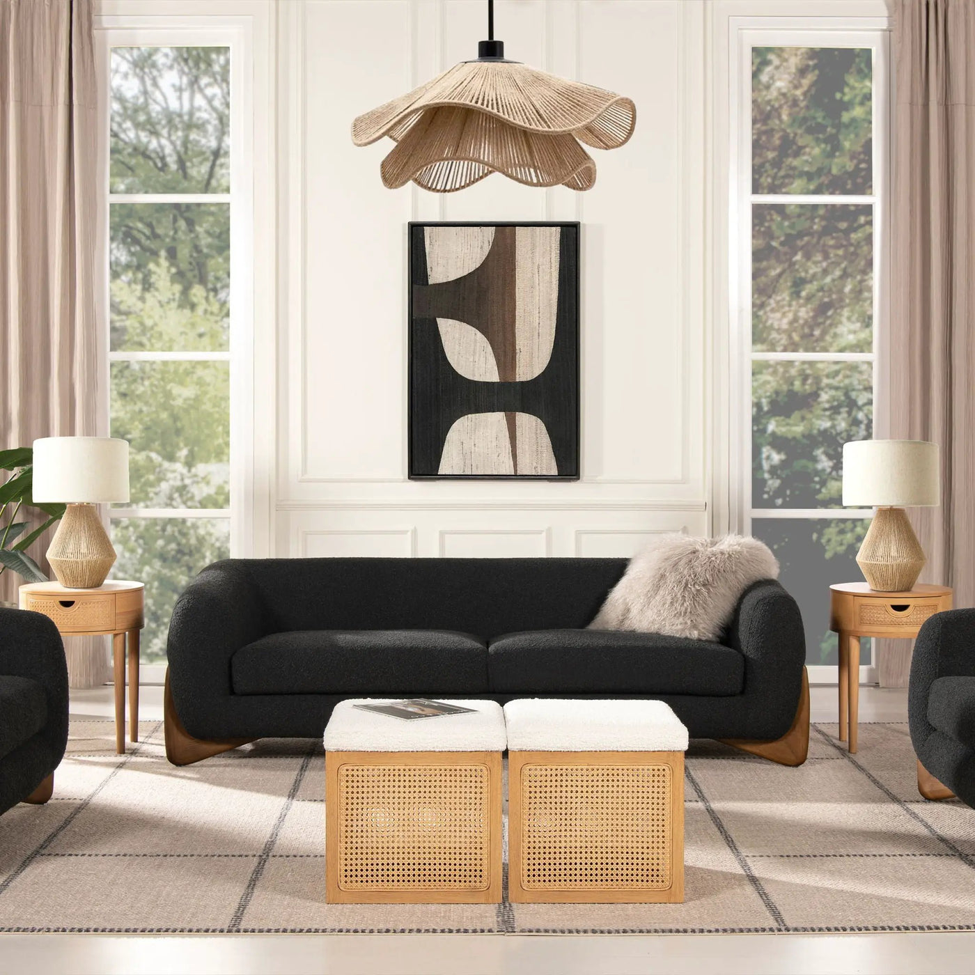 Alpine - Luxurious Upholstery Sherpa Sofa by HouseOfZazla