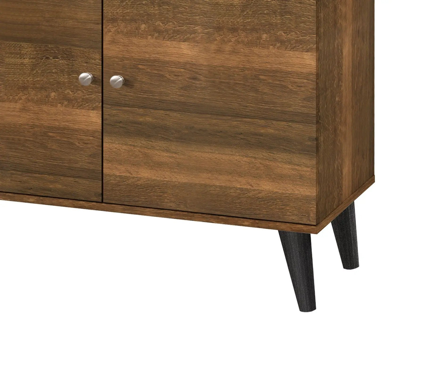 Amidon - TV Stand, With 2 Storage Shelves And 1 Cabinet by HouseOfZazla