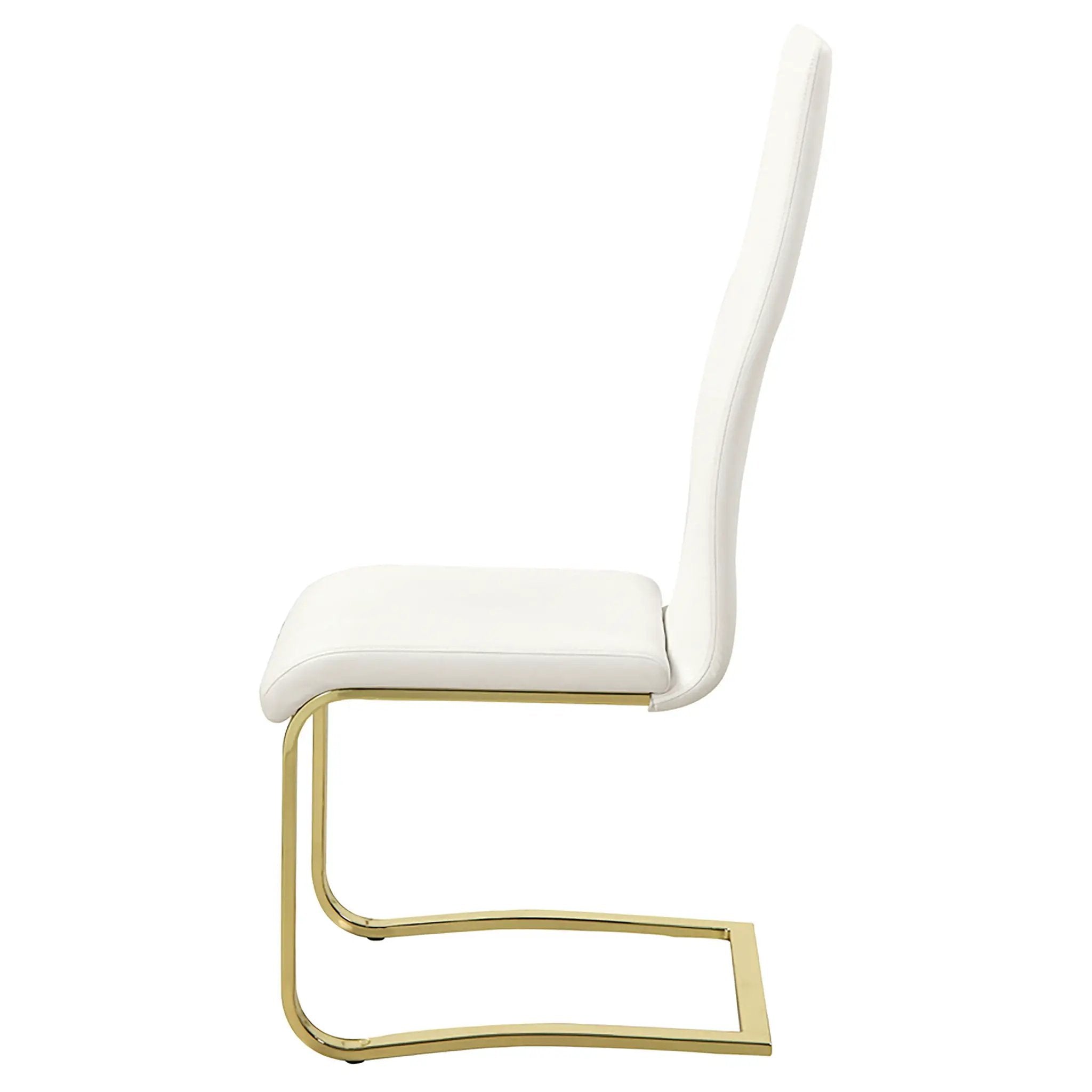 Montclair Upholstered Dining Side Chair White (Set of 4) by Unique Piece Furniture