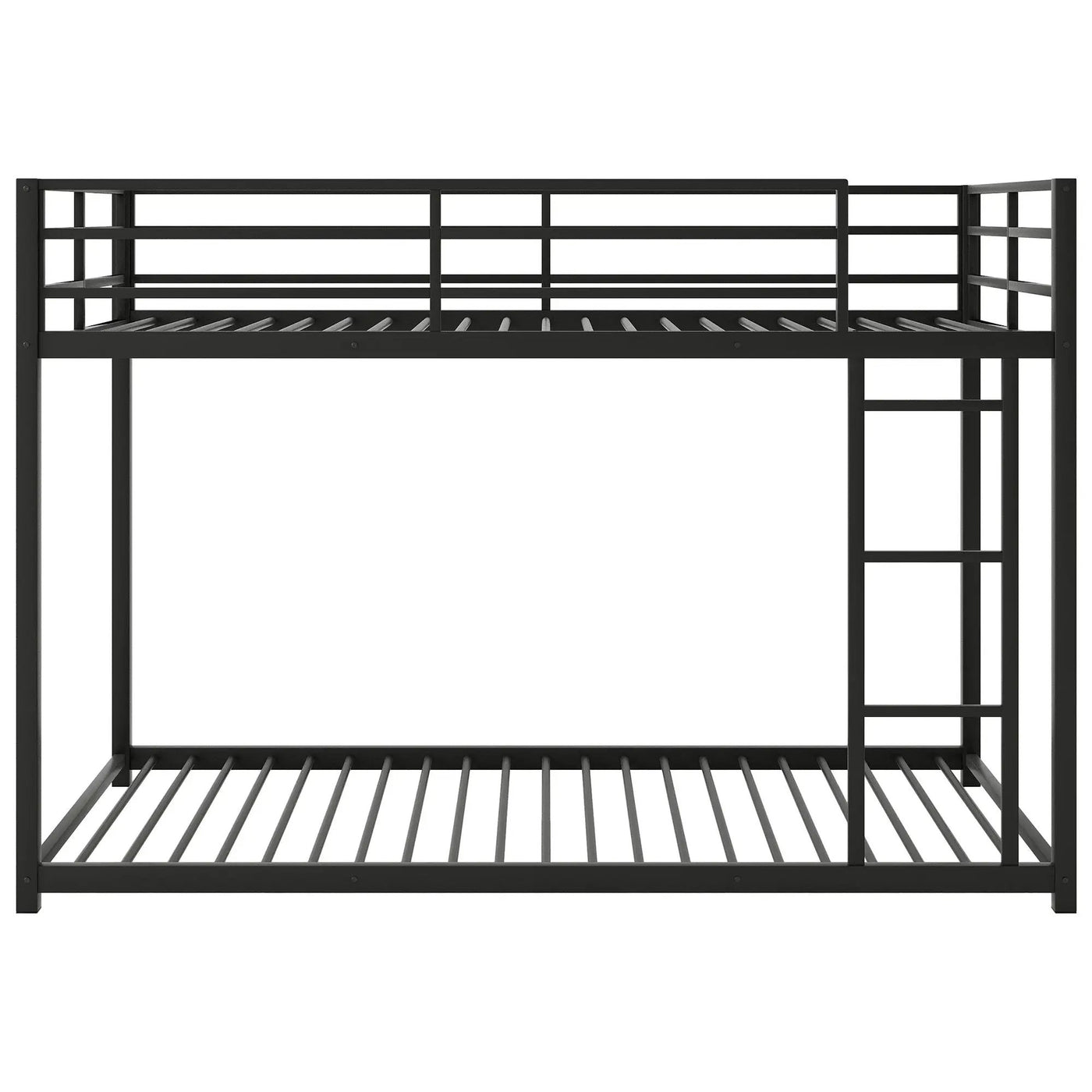 Metal Bunk Bed, Low Bunk Bed With Ladder by Unique Piece Furniture