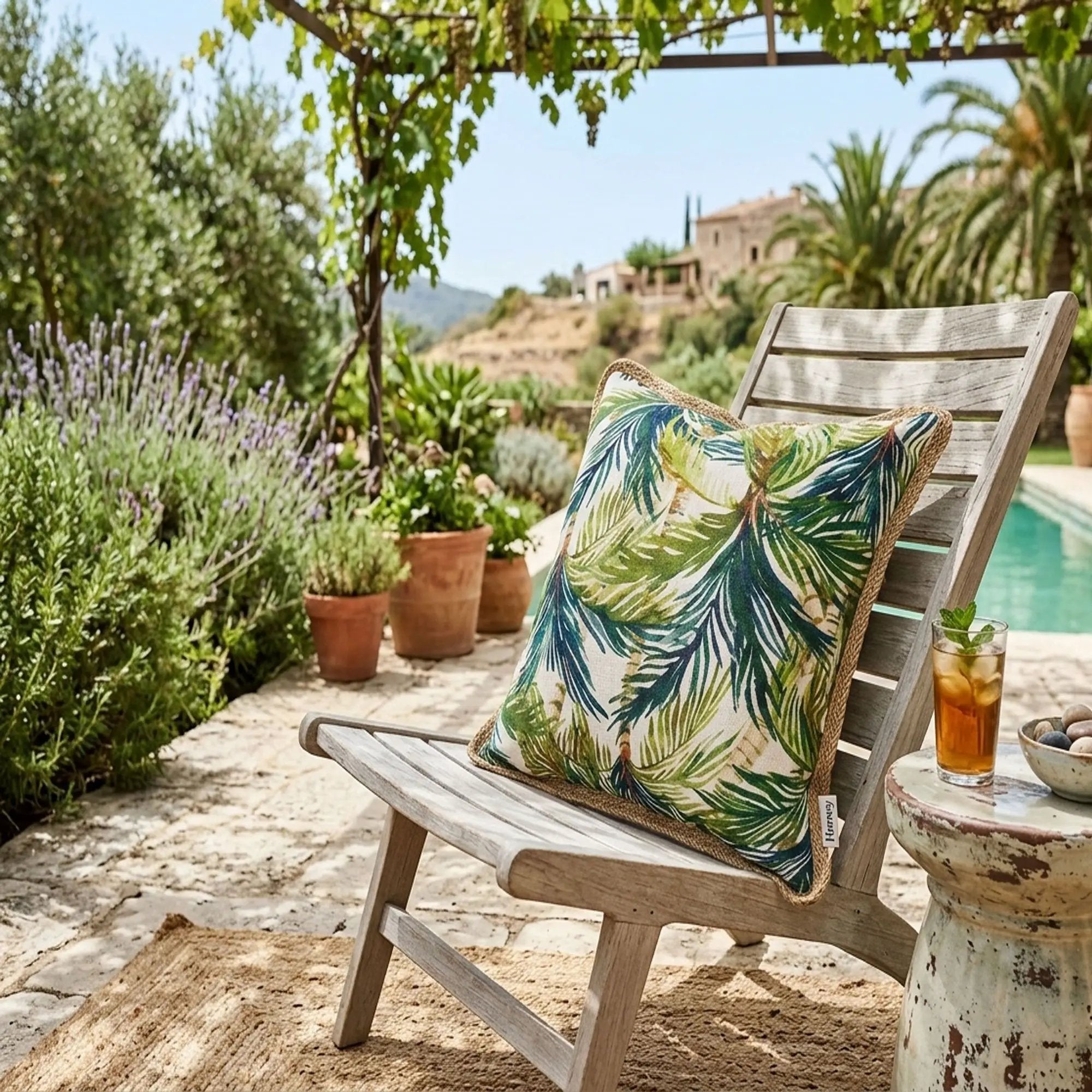 Outdoor Plum 3 Pillows - Multi by HouseOfZazla
