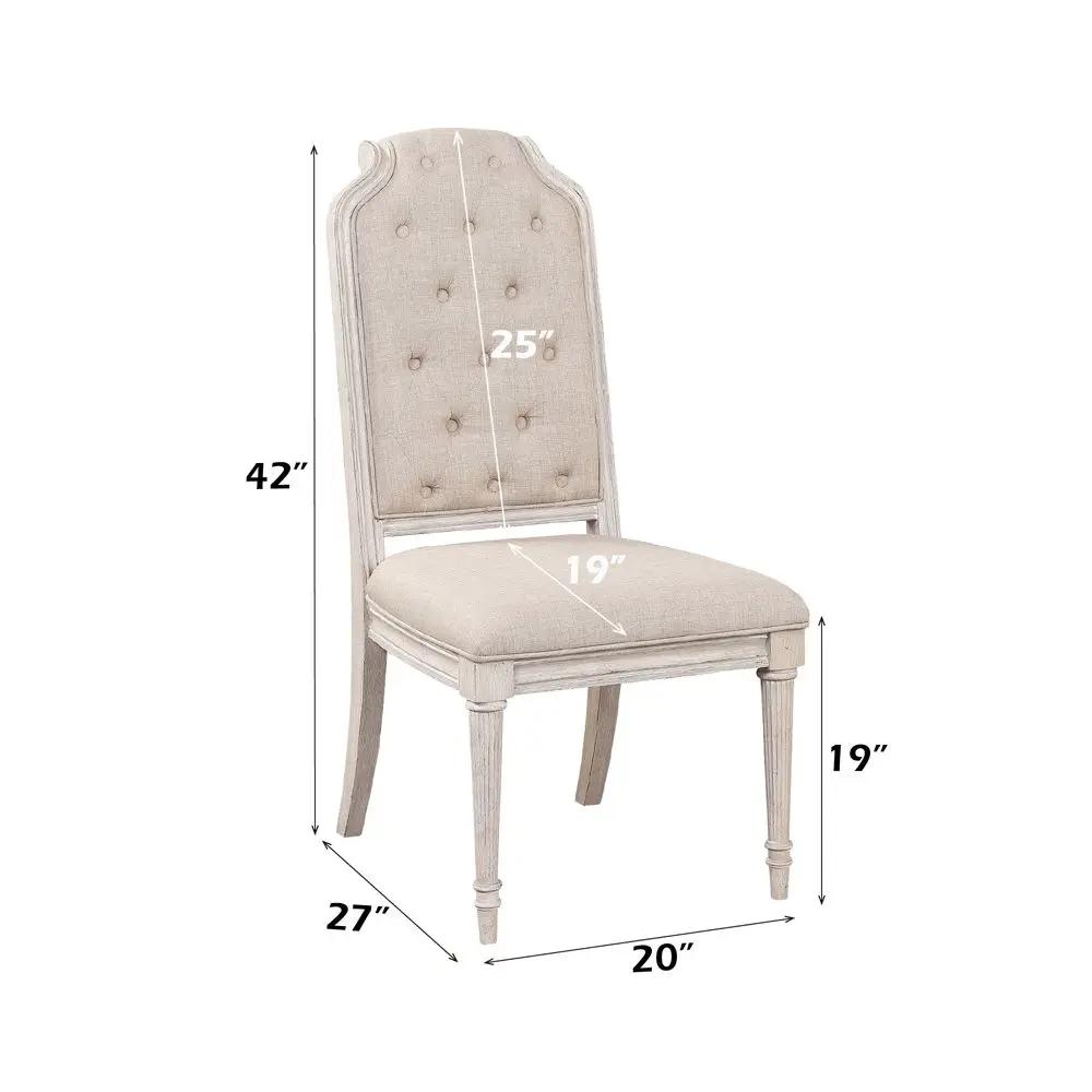 Wynsor - Side Chair (Set of 2) - Antique White by Unique Piece Furniture