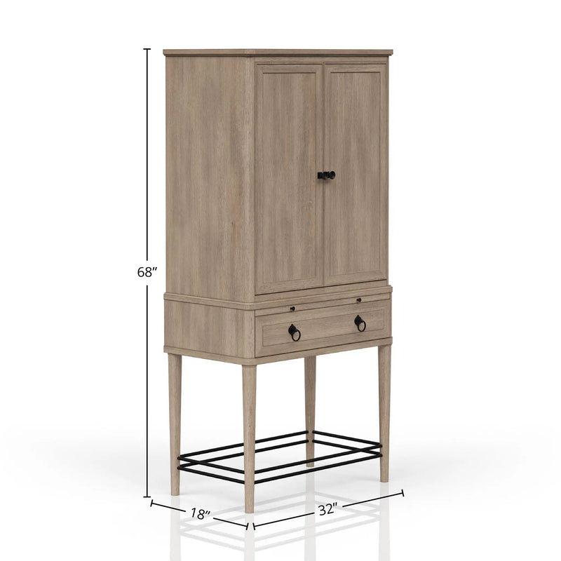 Bar Cabinet Colored - Sand by HouseOfZazla