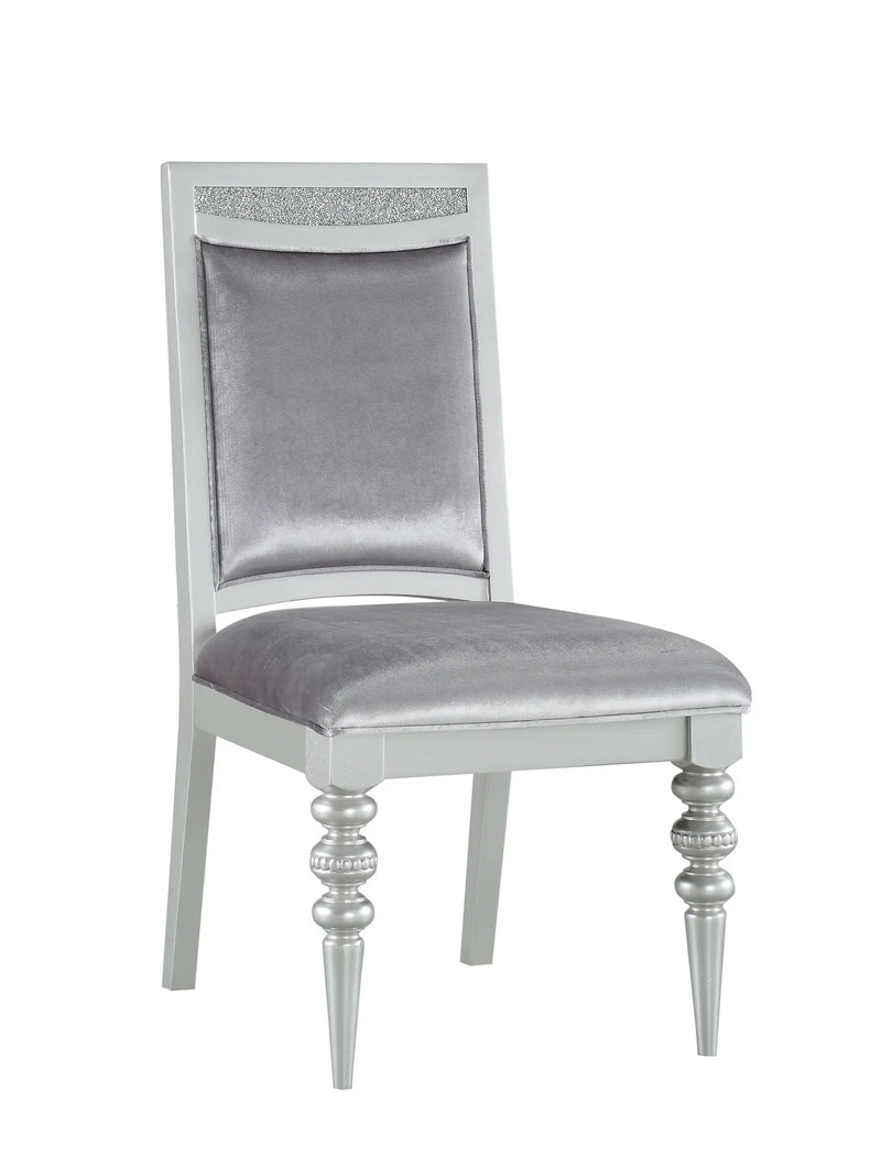Maverick - Side Chair (Set of 2) - Silver by Unique Piece Furniture