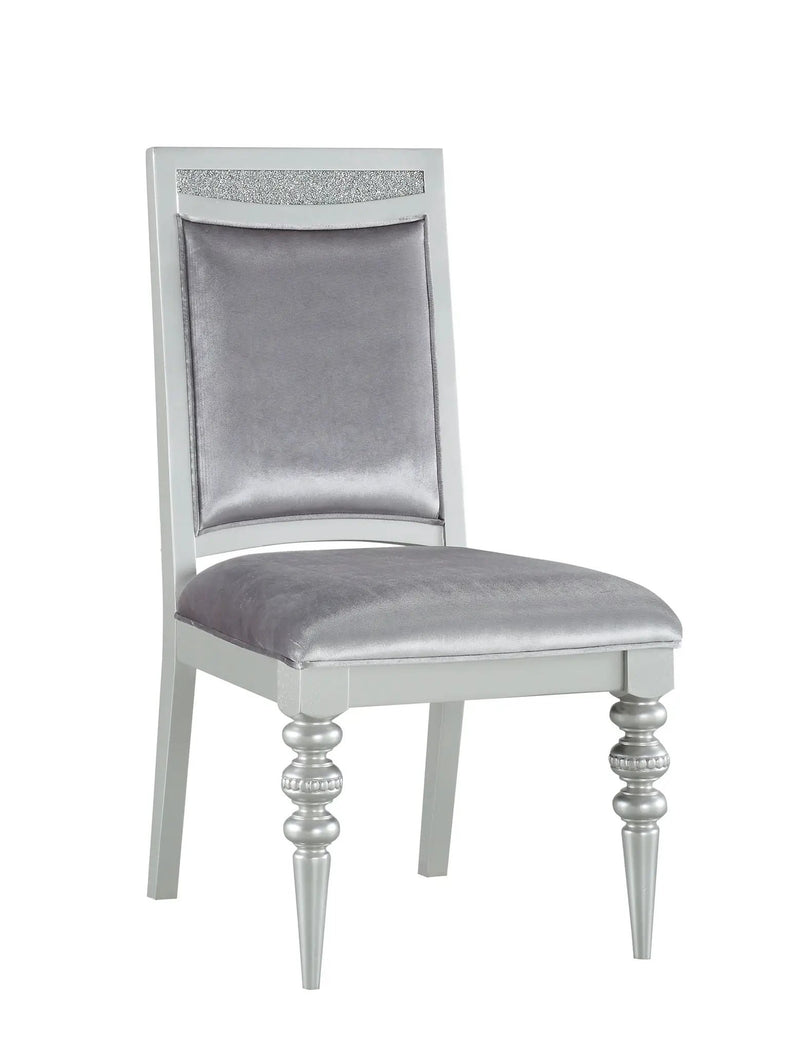 Maverick - Side Chair (Set of 2) - Silver by HouseOfZazla