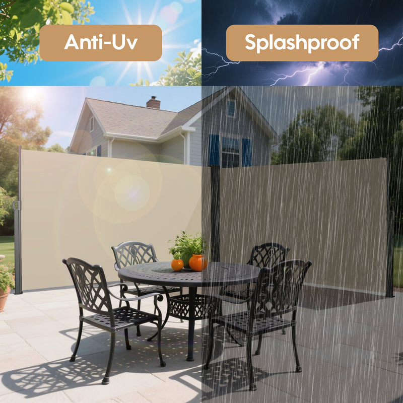 Retractable Side Awning - Outdoor Privacy Screen, photo 6 of 10