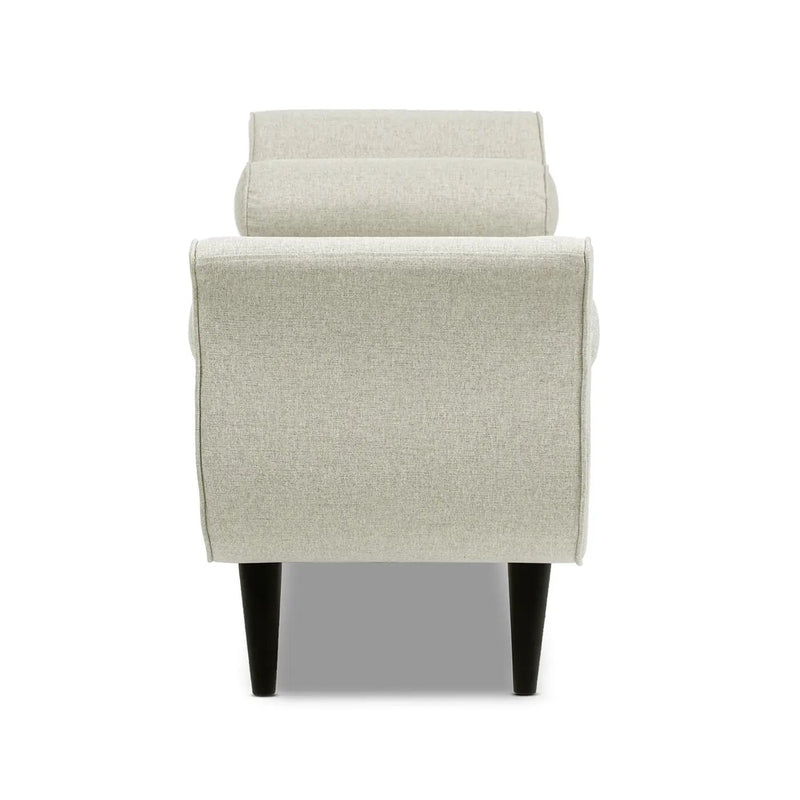 Alma Tufted Flared Arm Entryway Bench by HouseOfZazla