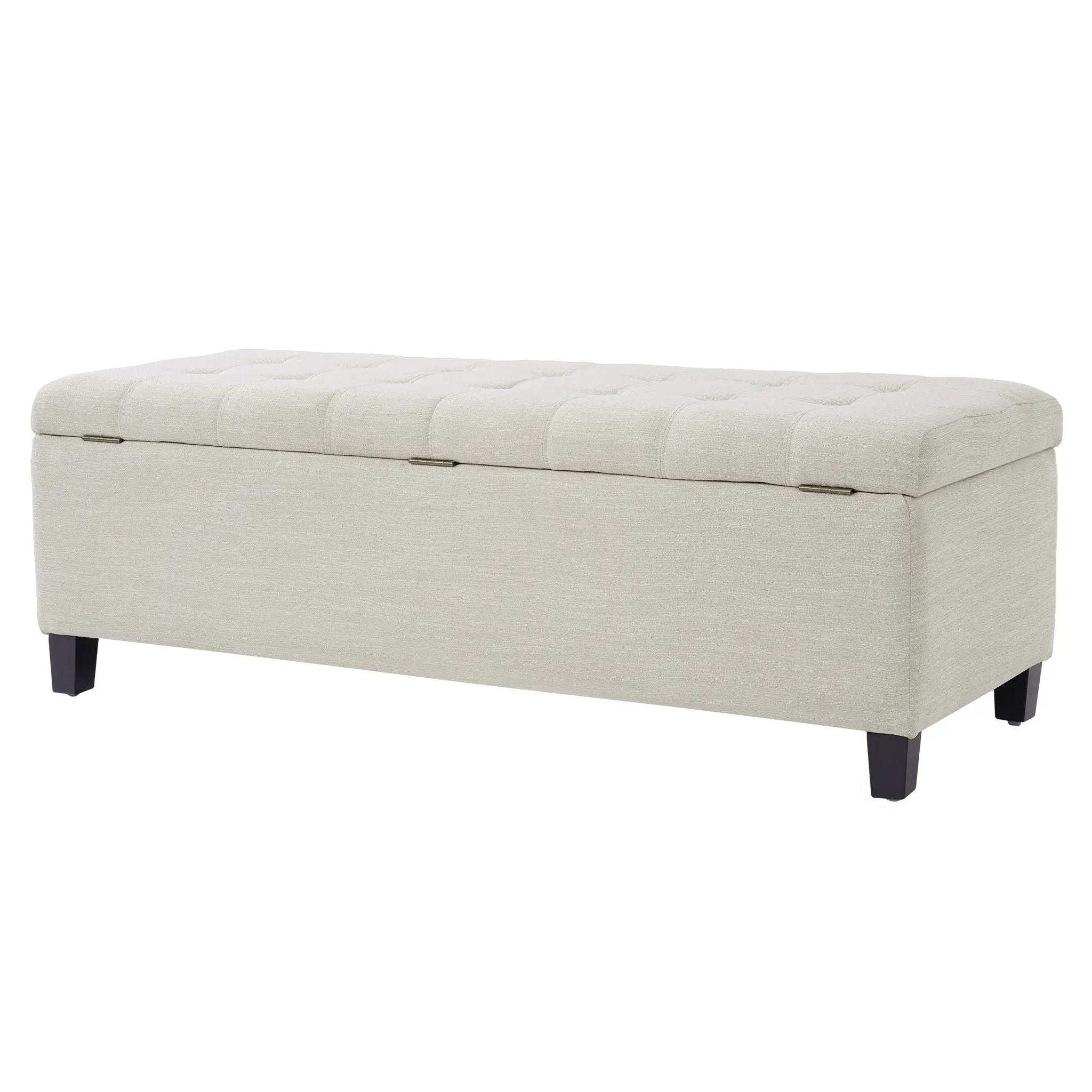 Upholstered Storage Ottoman Bench by HouseOfZazla